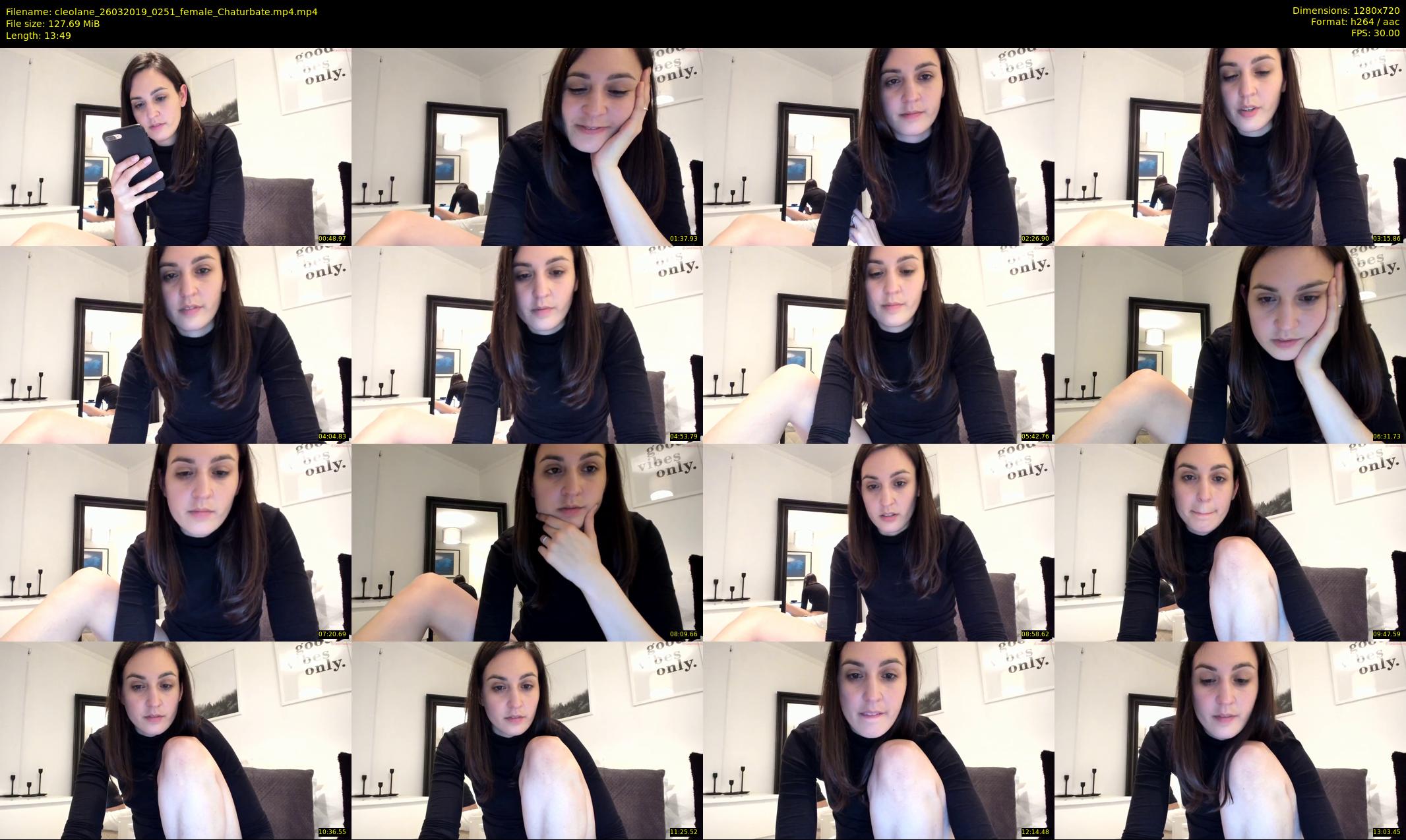 cleolane — 14 minute Chaturbate female cam show recording, 720p, Mar 26, 2019