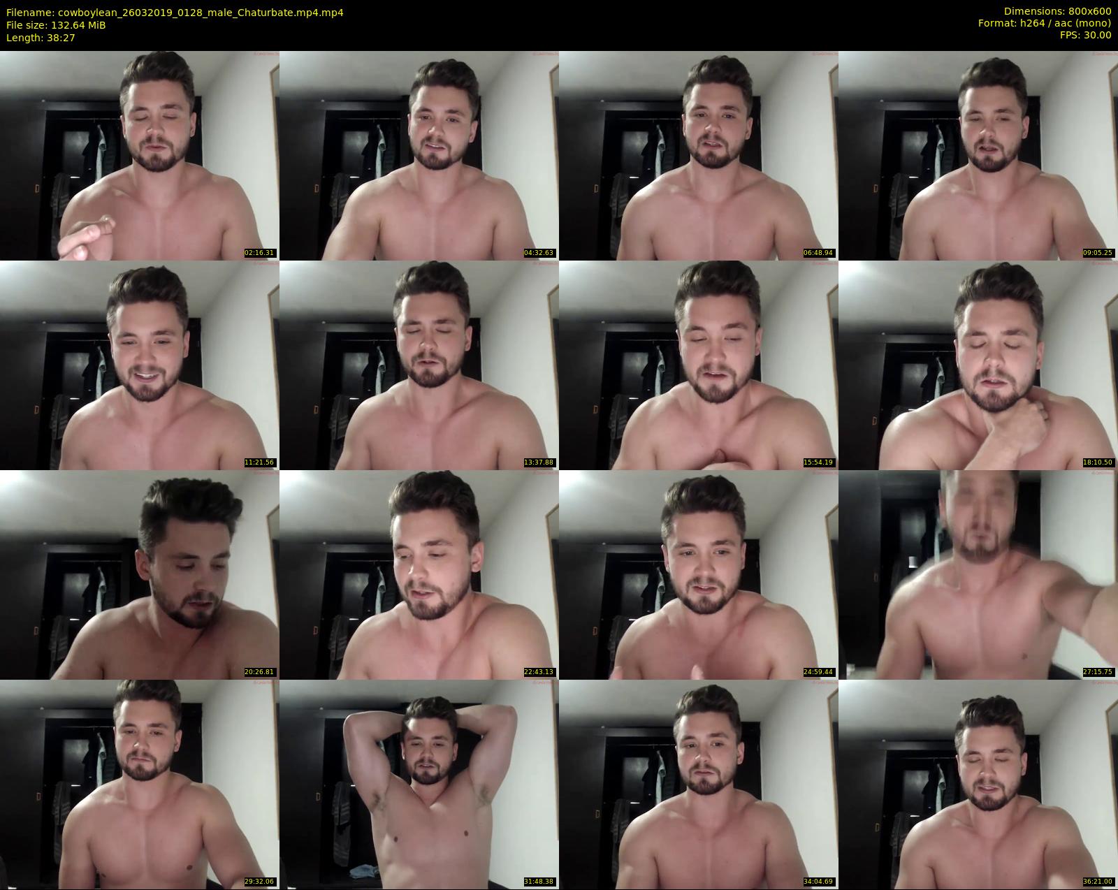 cowboylean — 39 minute Chaturbate male cam show recording, 480p, Mar 26, 2019