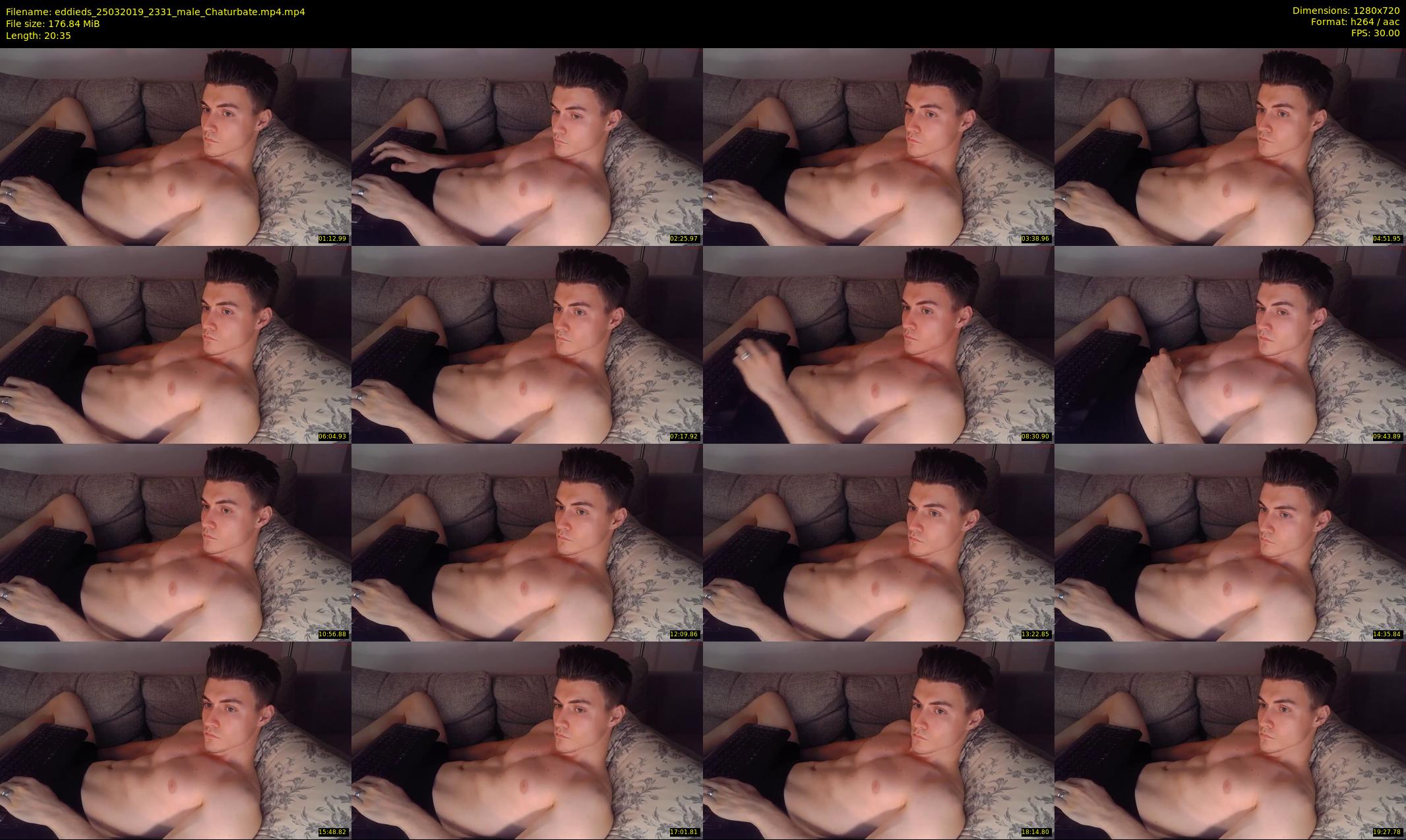 eddieds — 21 minute Chaturbate male cam show recording, 720p, Mar 25, 2019