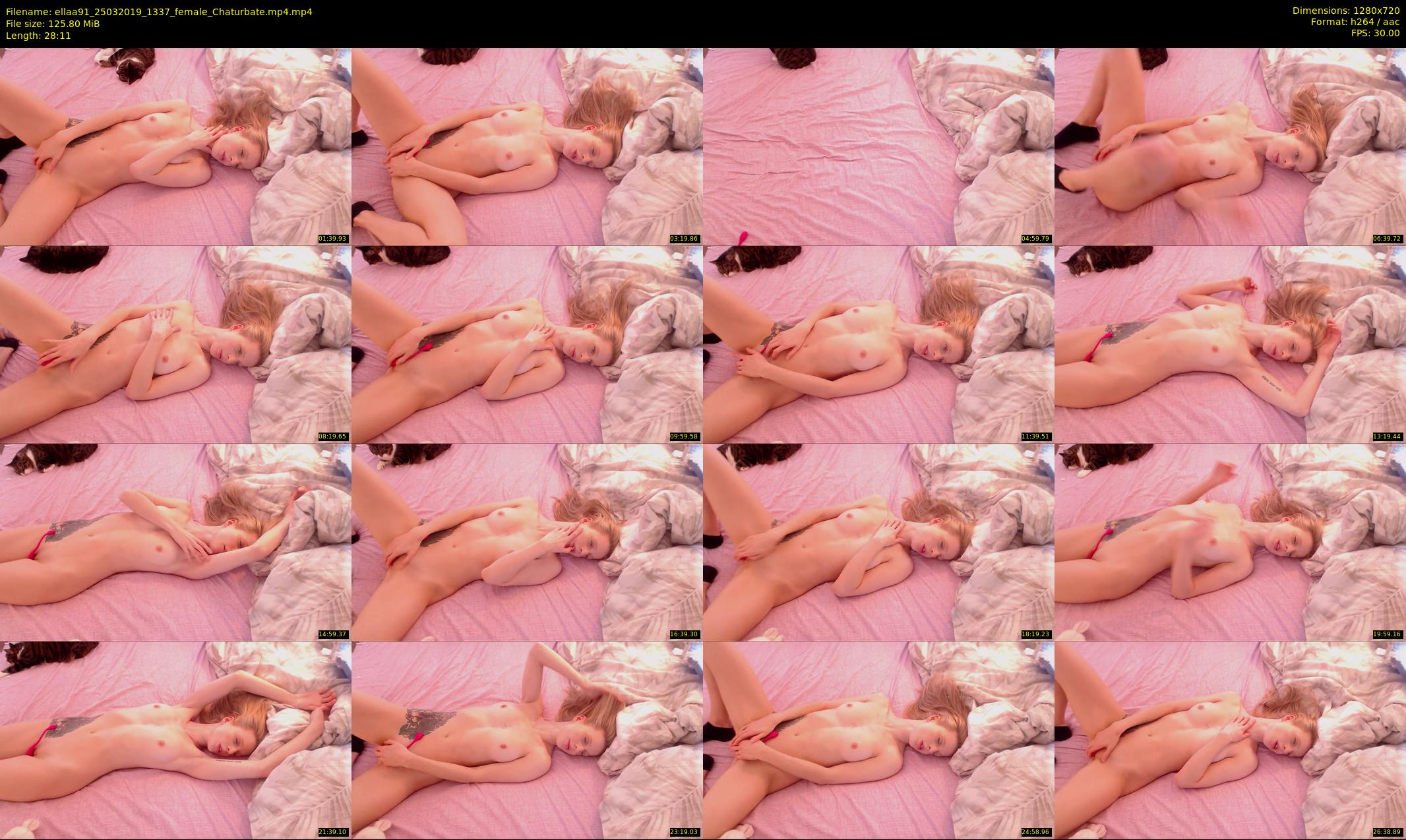 ellaa91 — 29 minute Chaturbate female cam show recording, 720p, Mar 25, 2019