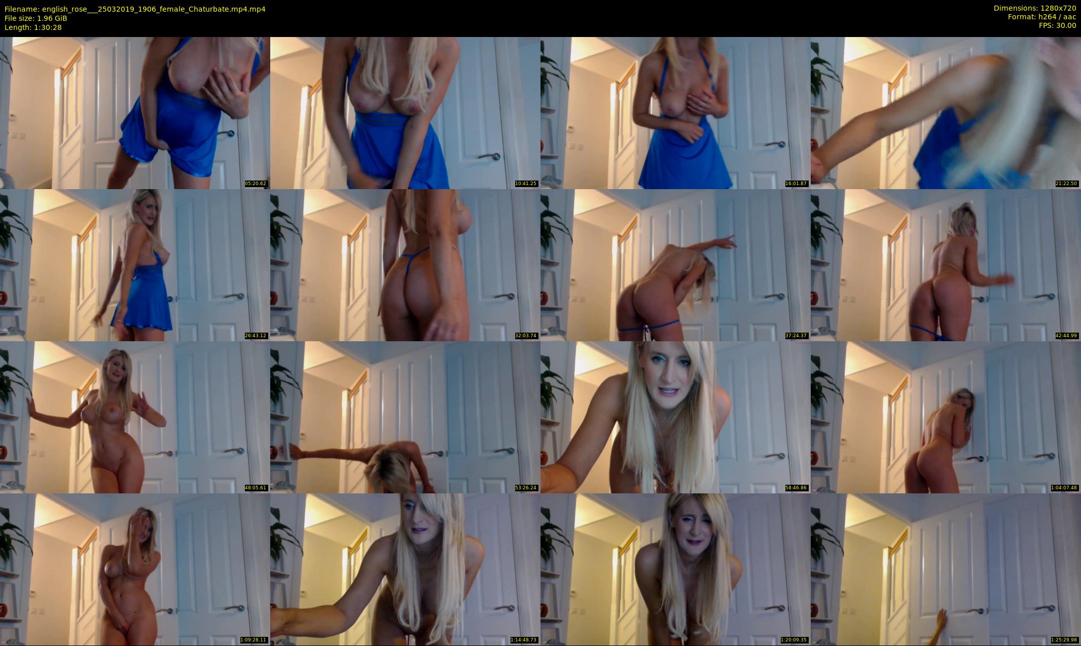 english_rose__ — 91 minute Chaturbate female cam show recording, 720p, Mar 25, 2019