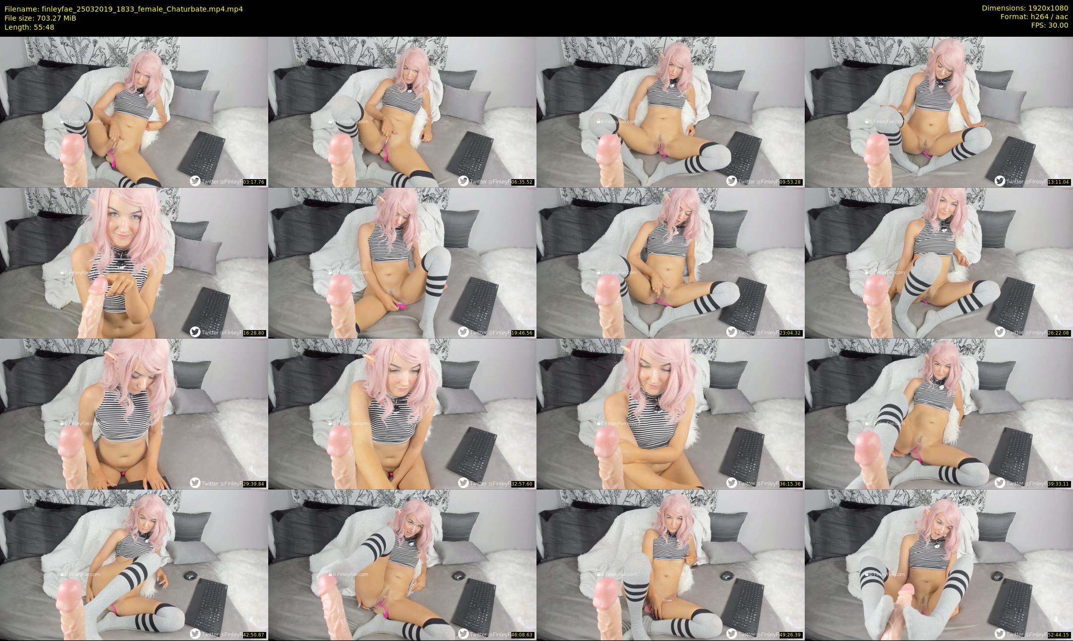 finleyfae — 56 minute Chaturbate female cam show recording, 1080p, Mar 25, 2019