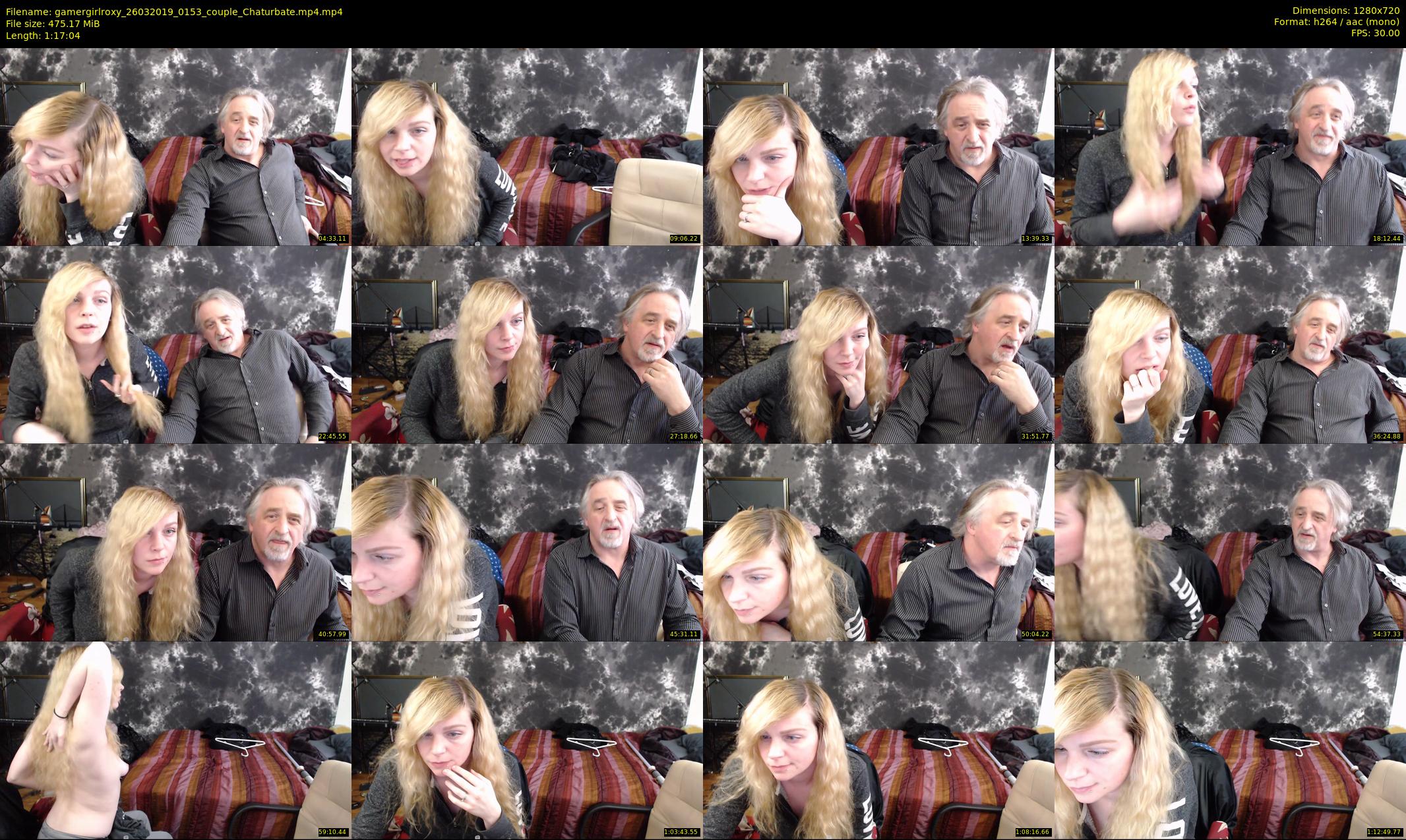 gamergirlroxy — 78 minute Chaturbate couple cam show recording, 720p, Mar 26, 2019