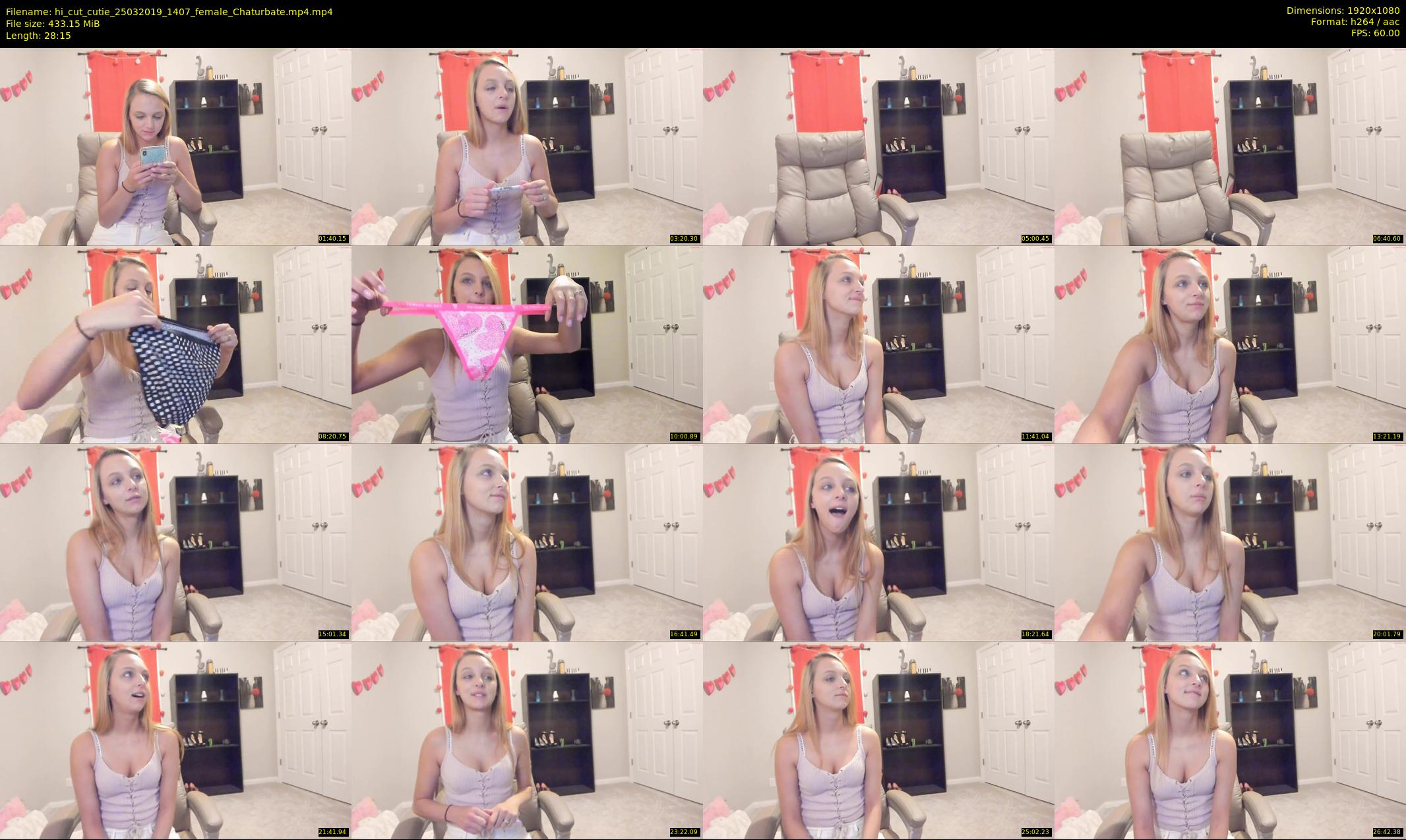 hi_cut_cutie — 29 minute Chaturbate female cam show recording, 1080p, Mar 25, 2019