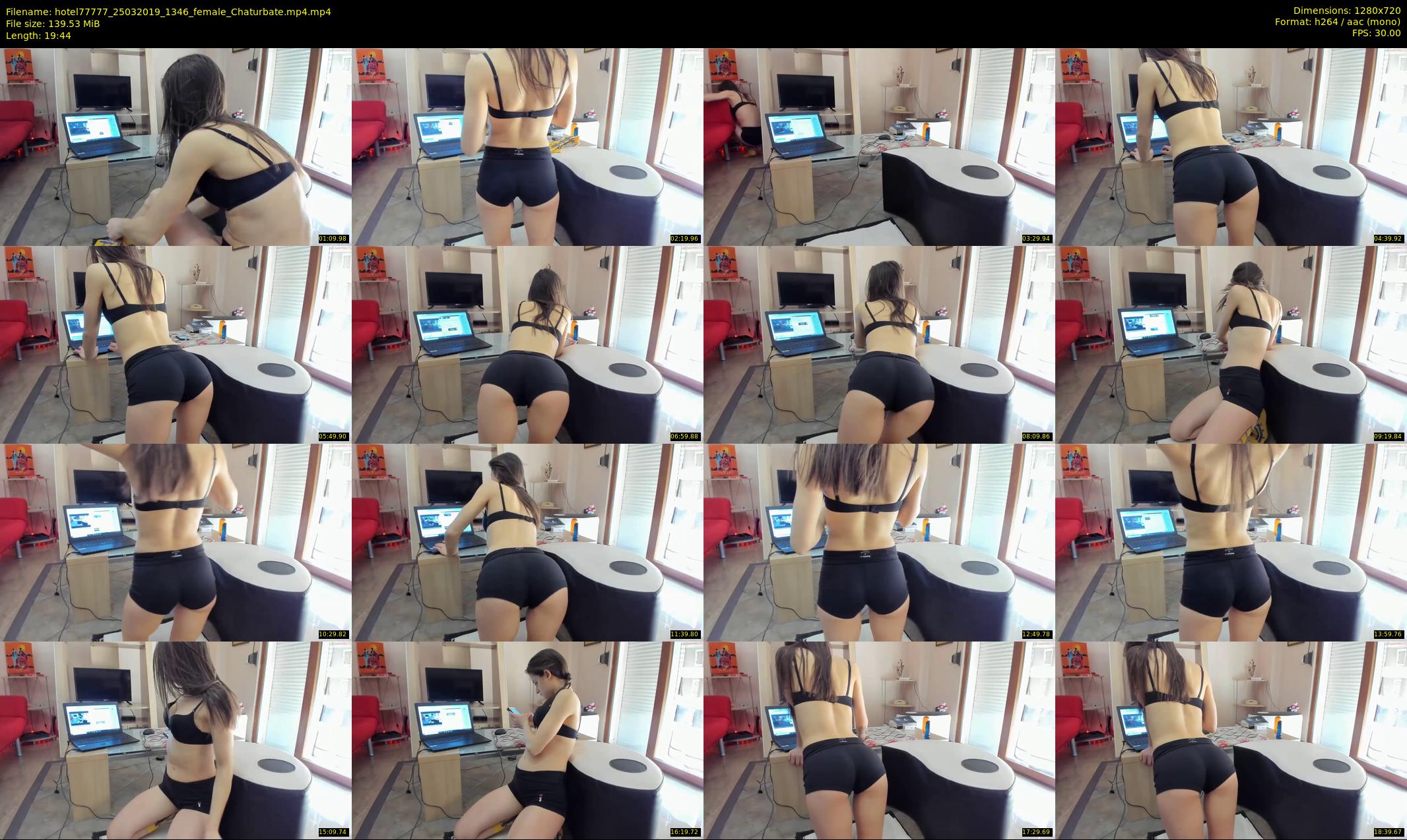 hotel77777 — 20 minute Chaturbate female cam show recording, 720p, Mar 25, 2019