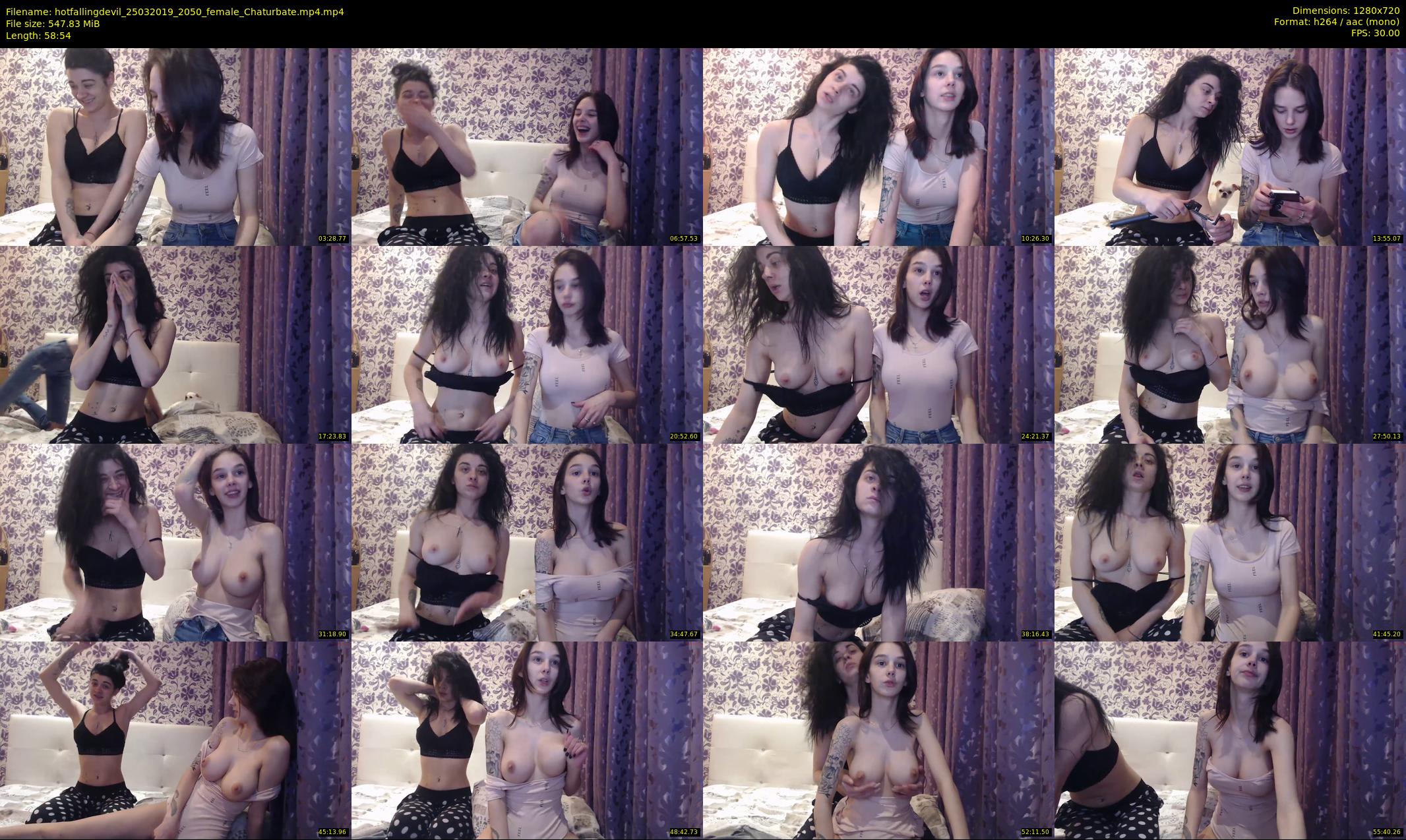 hotfallingdevil — 59 minute Chaturbate female cam show recording, 720p, Mar 25, 2019