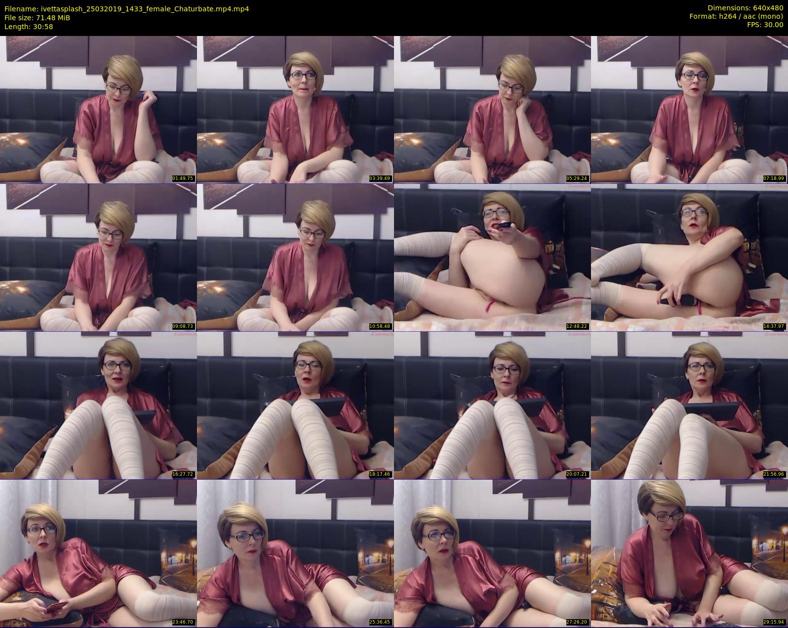 ivettasplash — 31 minute Chaturbate female cam show recording, 480p, Mar 25, 2019