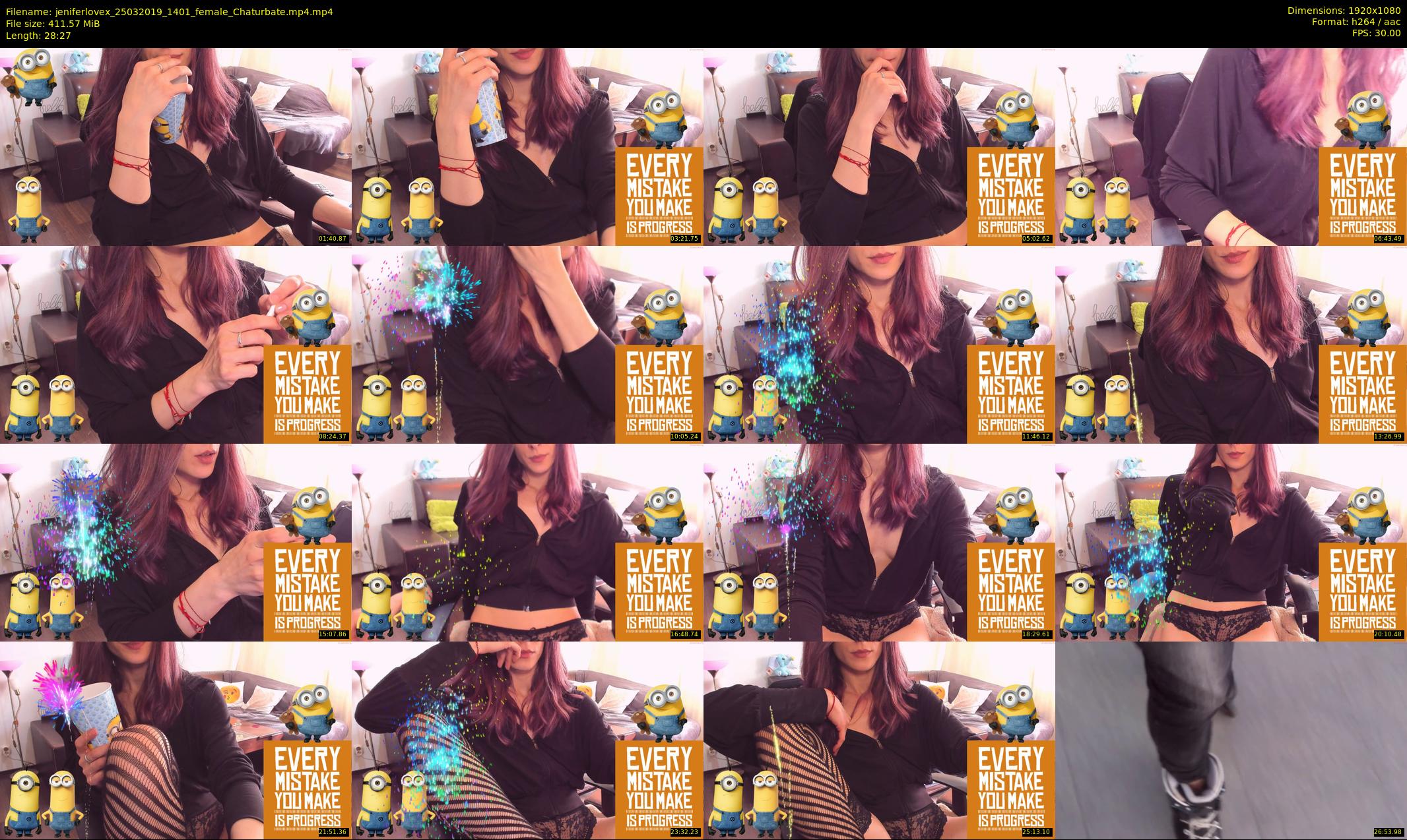jeniferlovex — 29 minute Chaturbate female cam show recording, 1080p, Mar 25, 2019