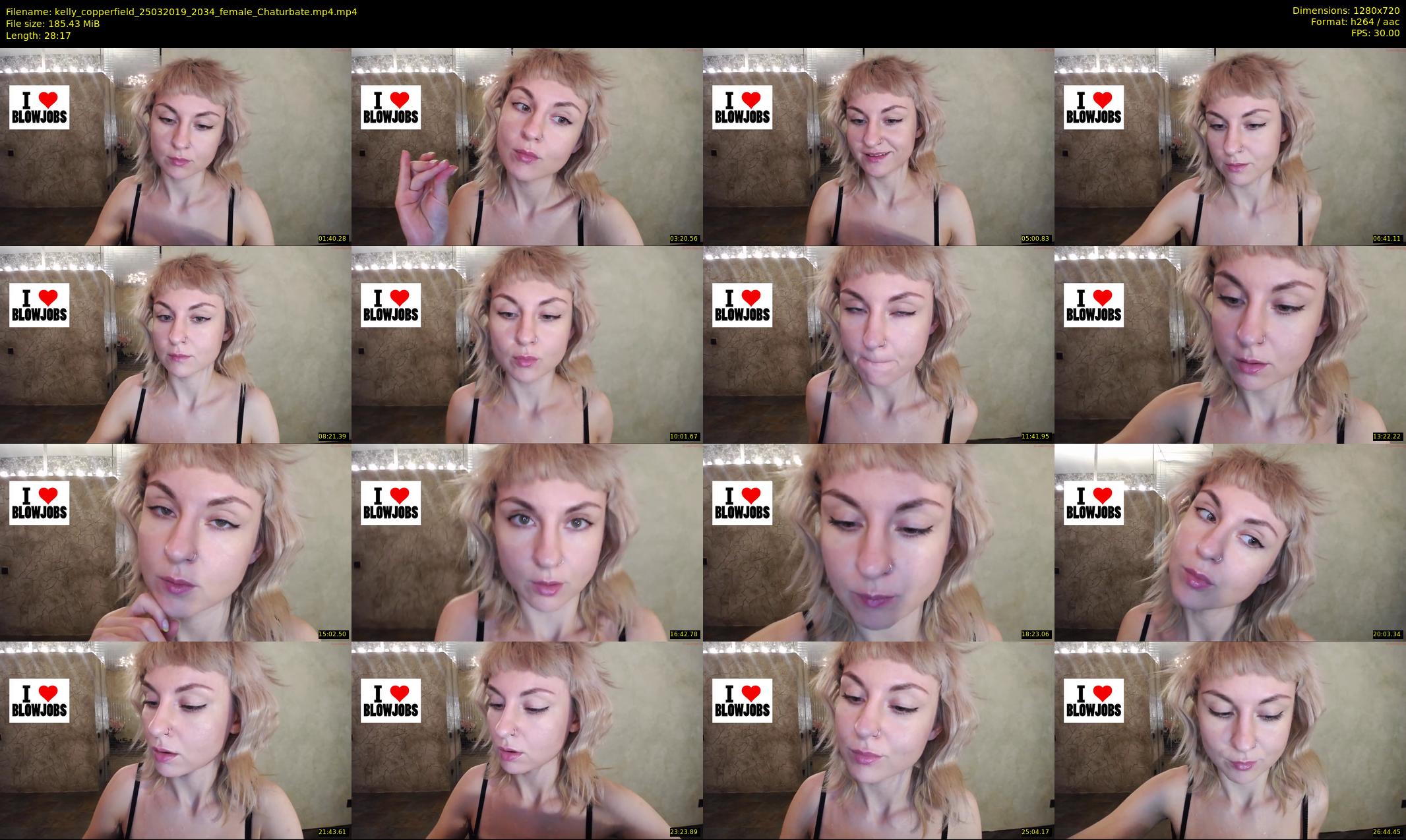 kelly_copperfield — 29 minute Chaturbate female cam show recording, 720p, Mar 25, 2019