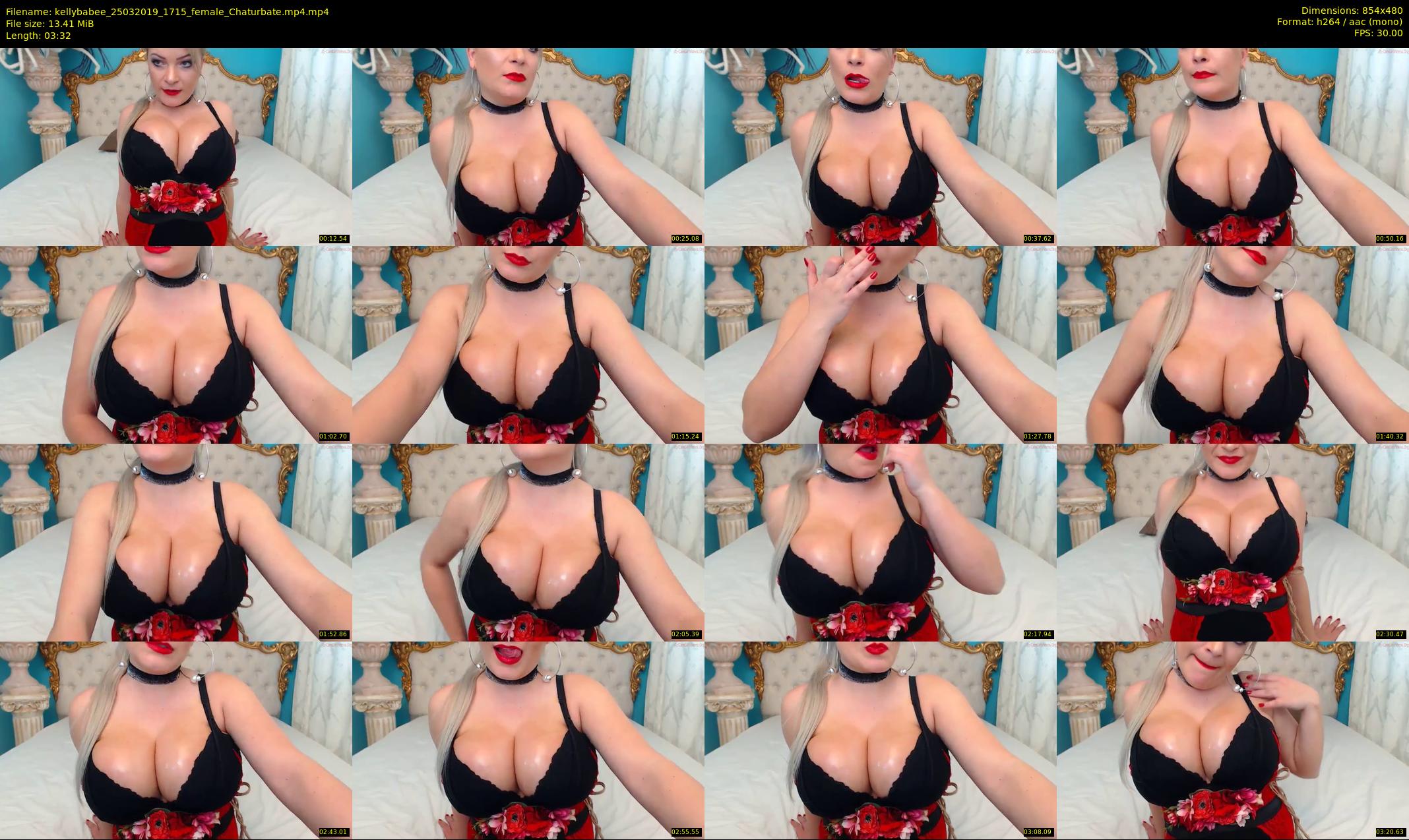 kellybabee — 4 minute Chaturbate female cam show recording, 480p, Mar 25, 2019