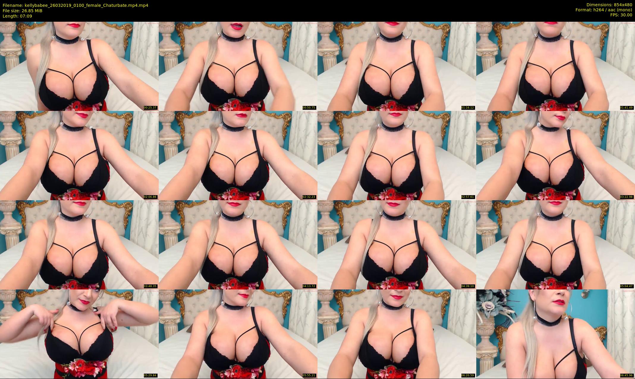 kellybabee — 8 minute Chaturbate female cam show recording, 480p, Mar 26, 2019