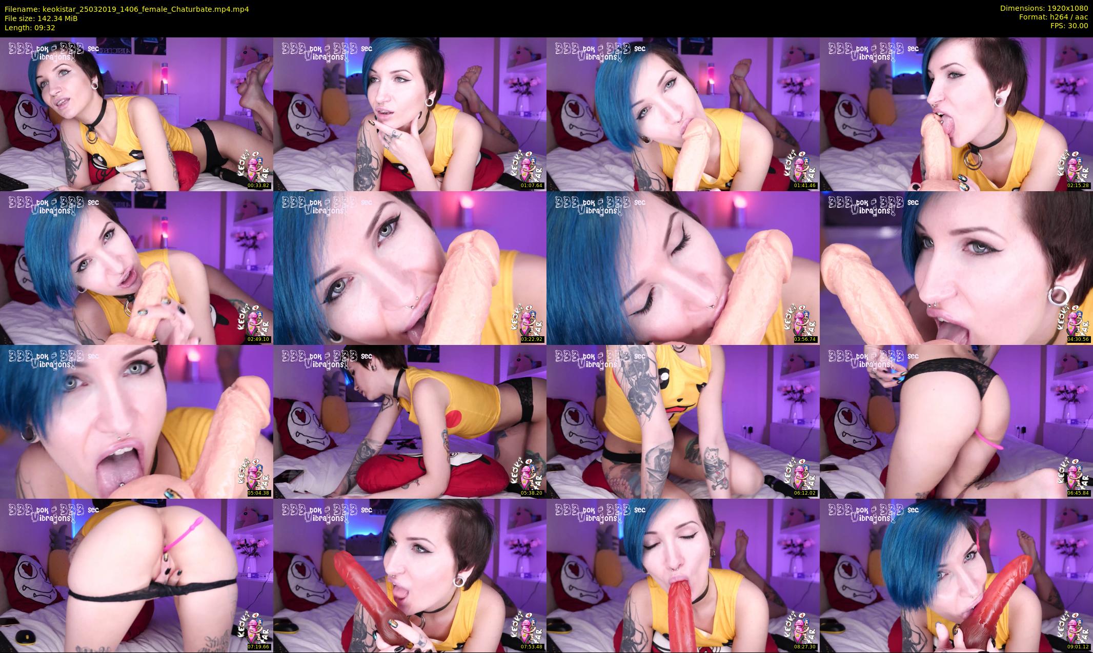 keokistar — 10 minute Chaturbate female cam show recording, 1080p, Mar 25, 2019