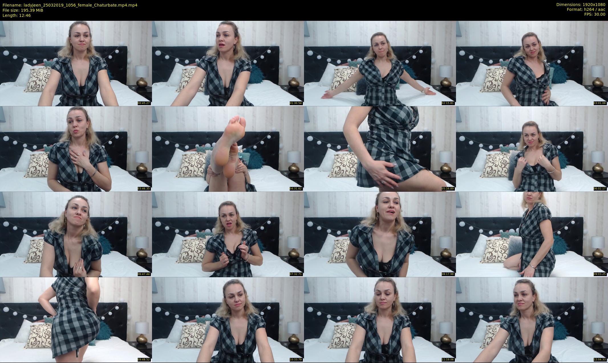 ladyjeen — 13 minute Chaturbate female cam show recording, 1080p, Mar 25, 2019