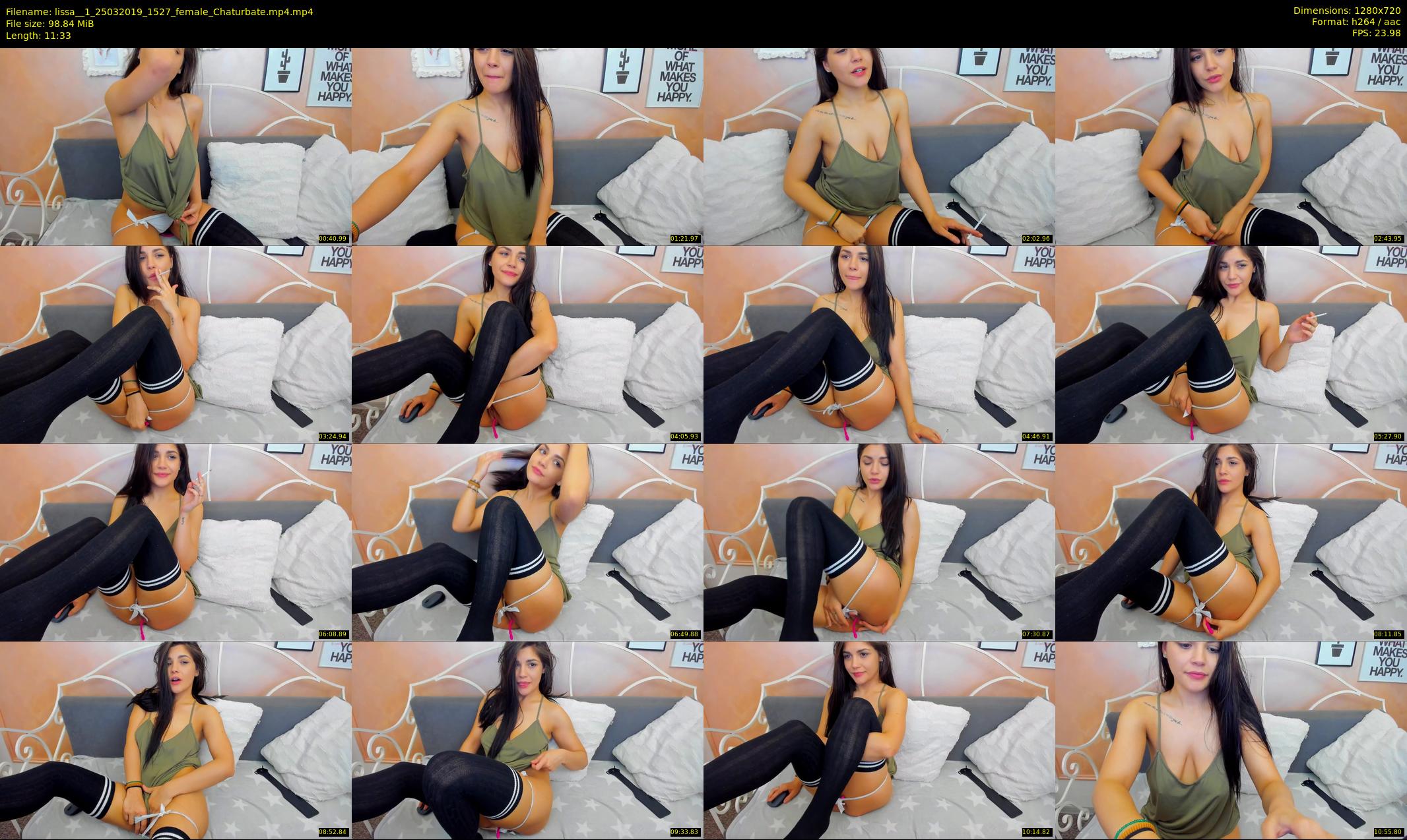 lissa__1 — 12 minute Chaturbate female cam show recording, 720p, Mar 25, 2019