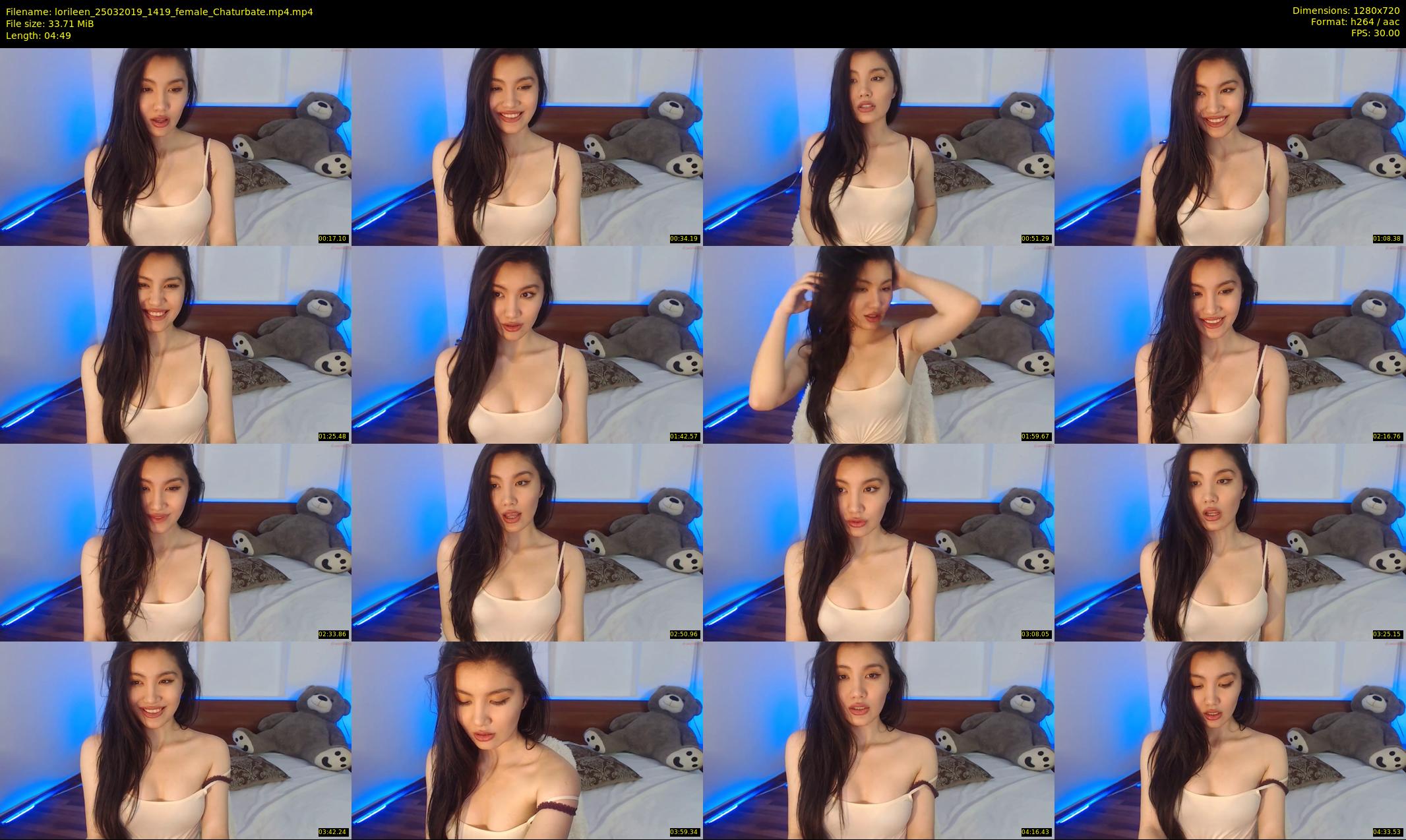 lorileen — 5 minute Chaturbate female cam show recording, 720p, Mar 25, 2019