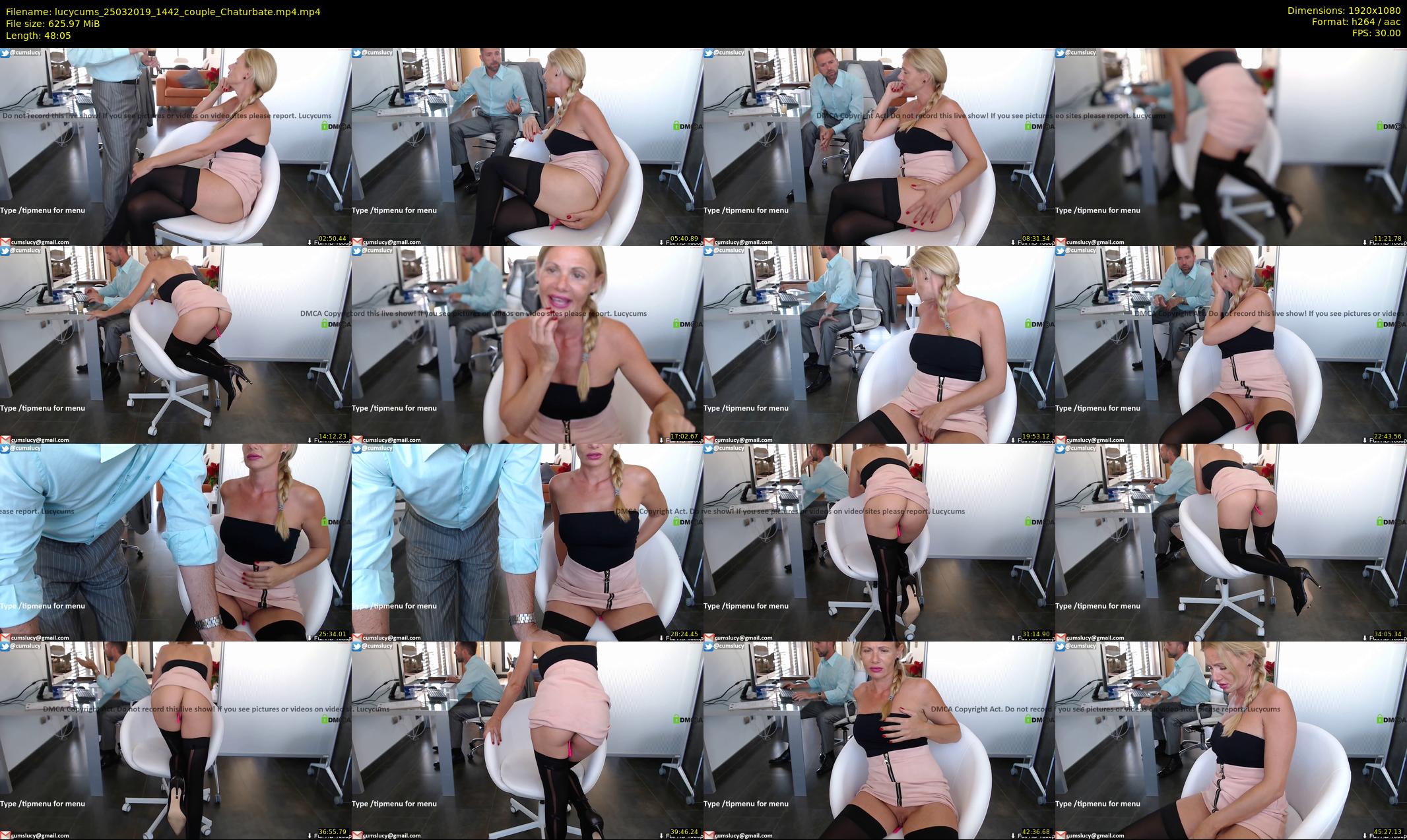 lucycums — 49 minute Chaturbate couple cam show recording, 1080p, Mar 25, 2019