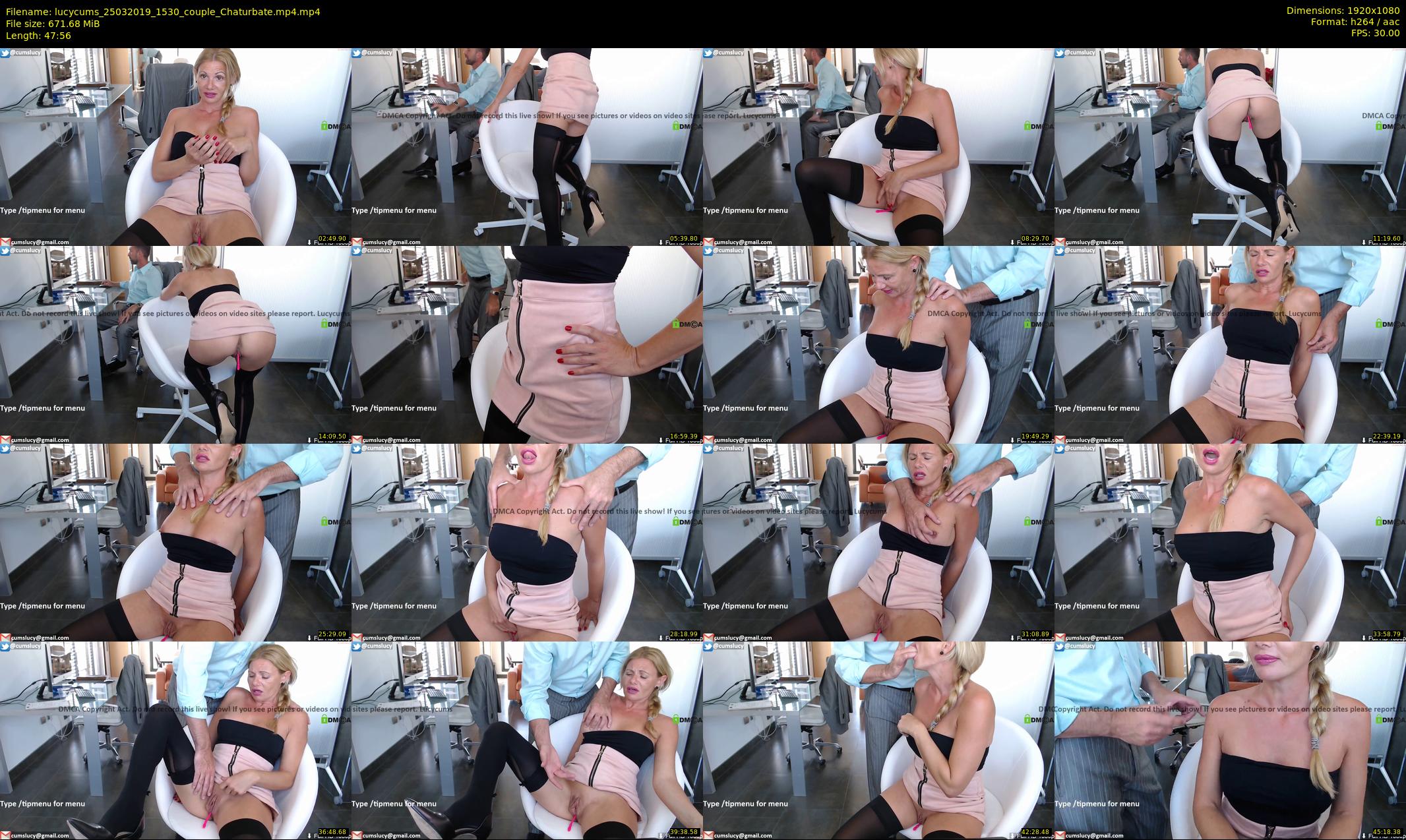 lucycums — 48 minute Chaturbate couple cam show recording, 1080p, Mar 25, 2019