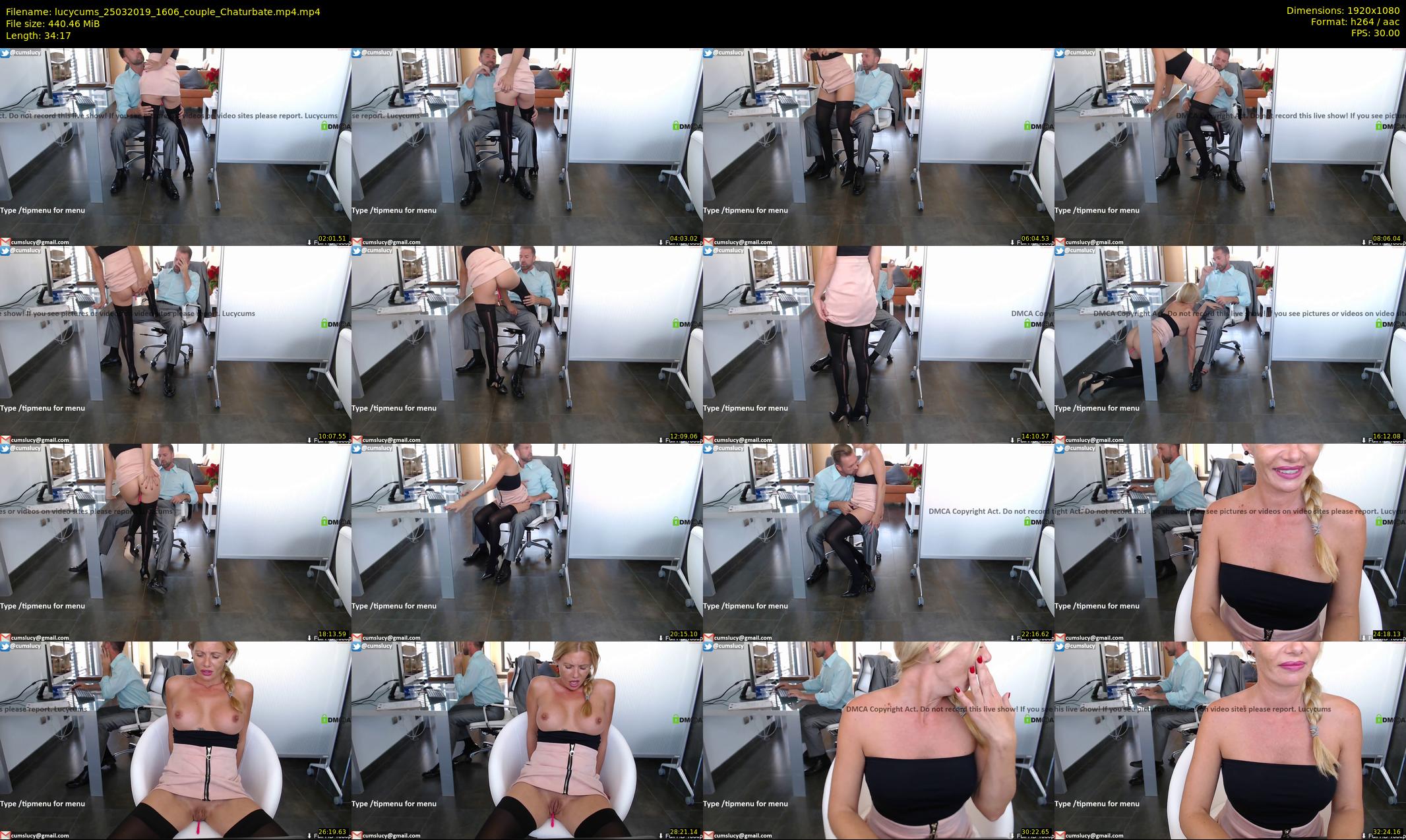 lucycums — 35 minute Chaturbate couple cam show recording, 1080p, Mar 25, 2019