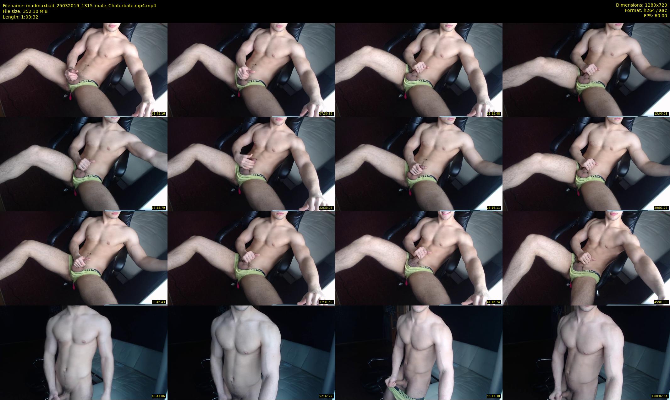 madmaxbad — 64 minute Chaturbate male cam show recording, 720p, Mar 25, 2019