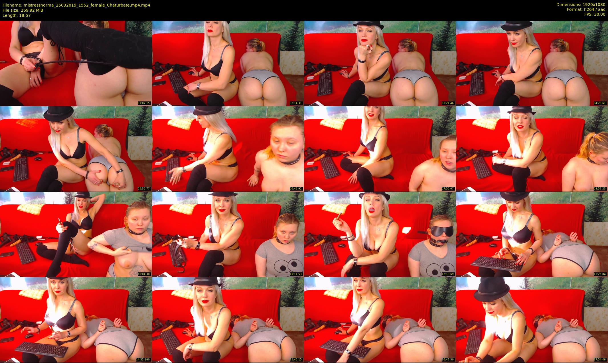 mistressnorma — 19 minute Chaturbate female cam show recording, 1080p, Mar 25, 2019