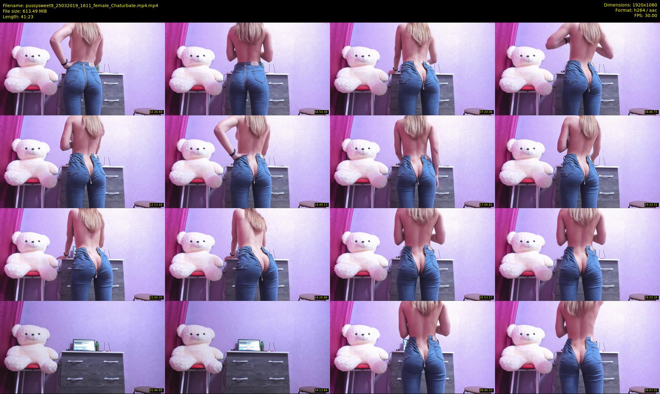 pussysweet9 — 42 minute Chaturbate female cam show recording, 1080p, Mar 25, 2019