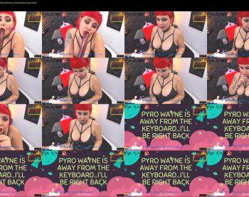 pyrowayne — 4 minute Chaturbate female cam show recording, 720p, Mar 25, 2019