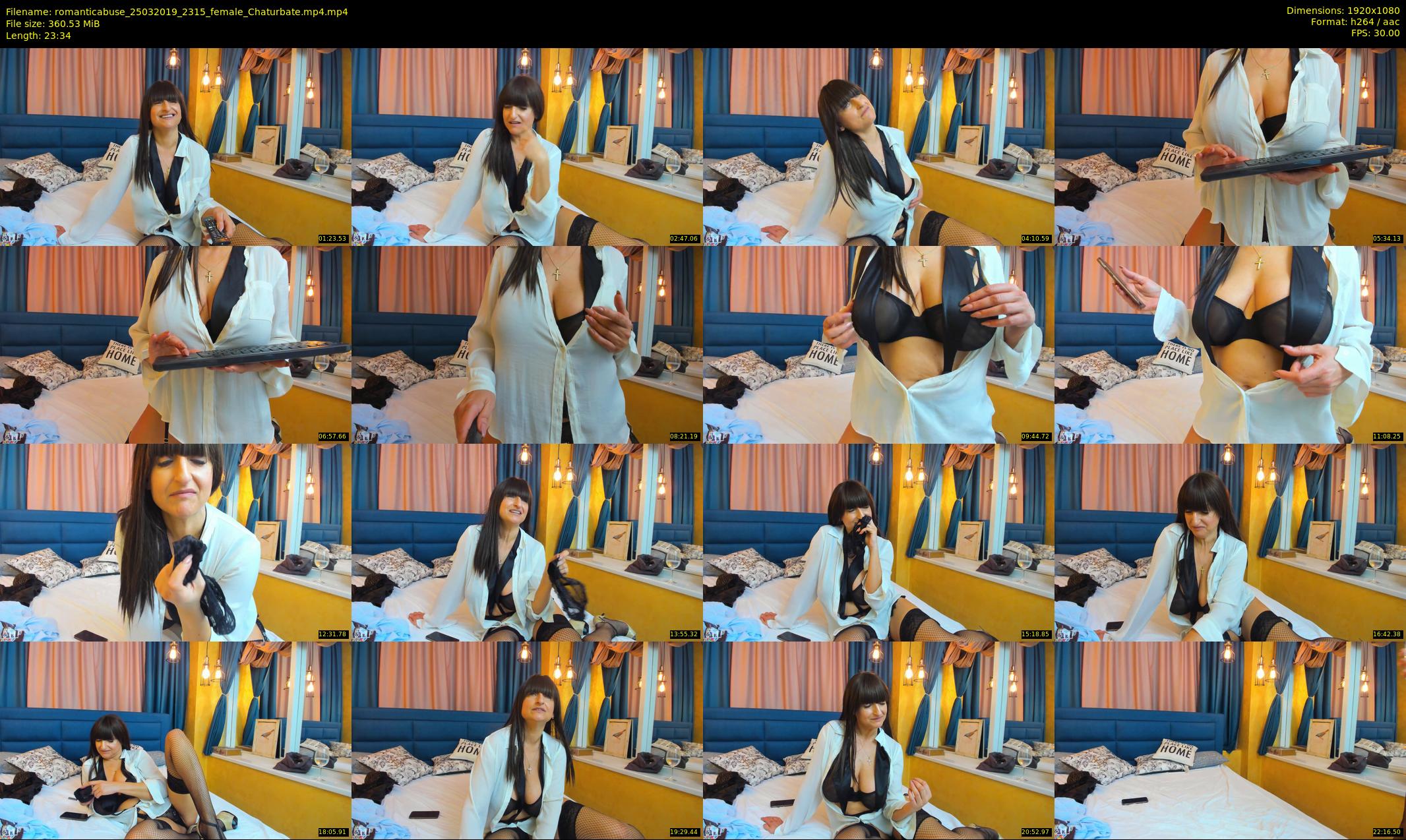 romanticabuse — 24 minute Chaturbate female cam show recording, 1080p, Mar 25, 2019