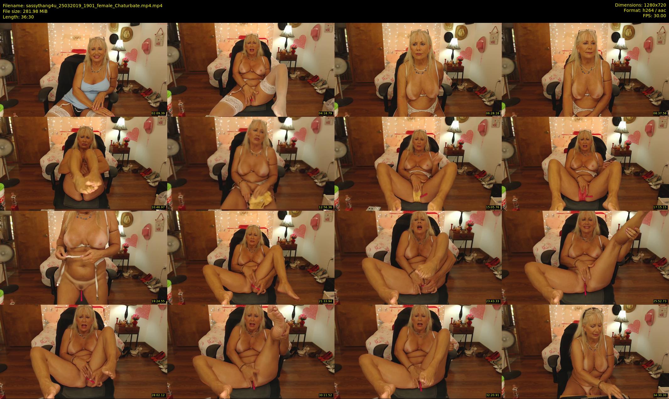 sassythang4u — 37 minute Chaturbate female cam show recording, 720p, Mar 25, 2019
