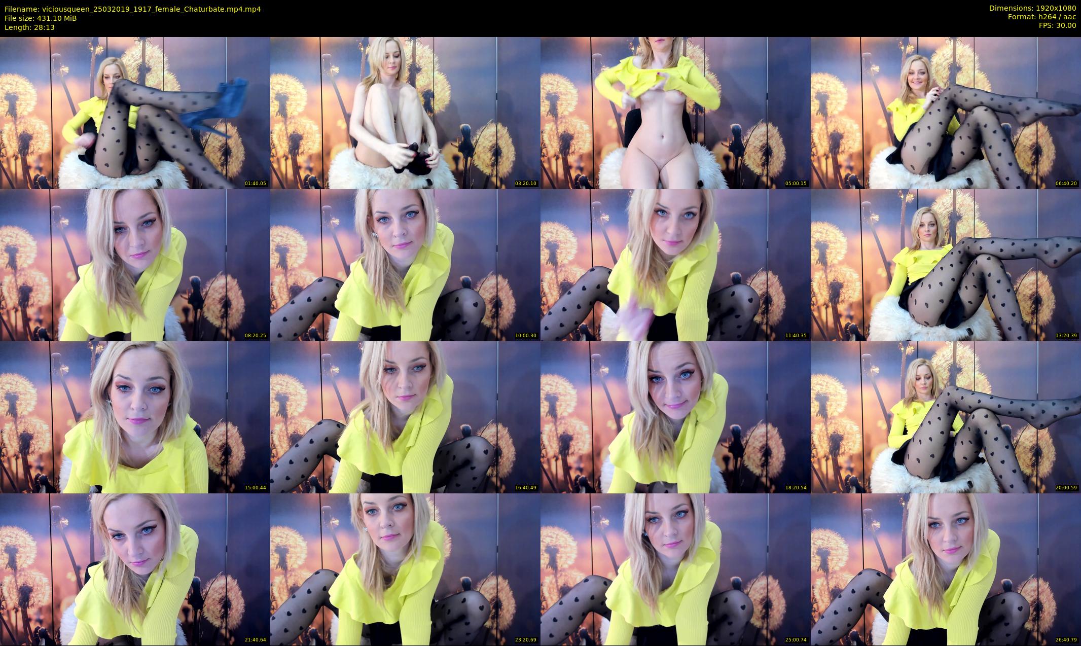 viciousqueen — 29 minute Chaturbate female cam show recording, 1080p, Mar 25, 2019