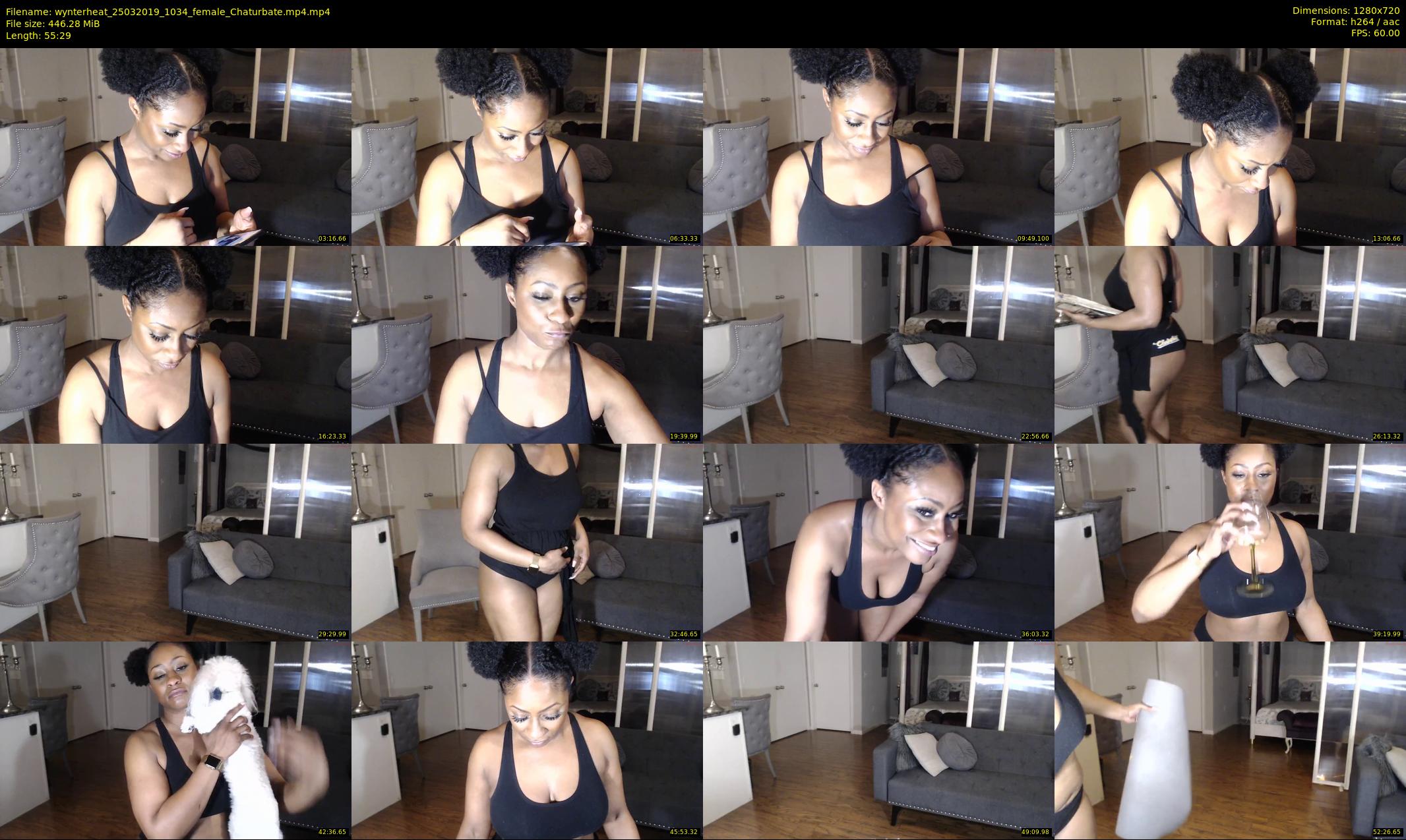 wynterheat — 56 minute Chaturbate female cam show recording, 720p, Mar 25, 2019