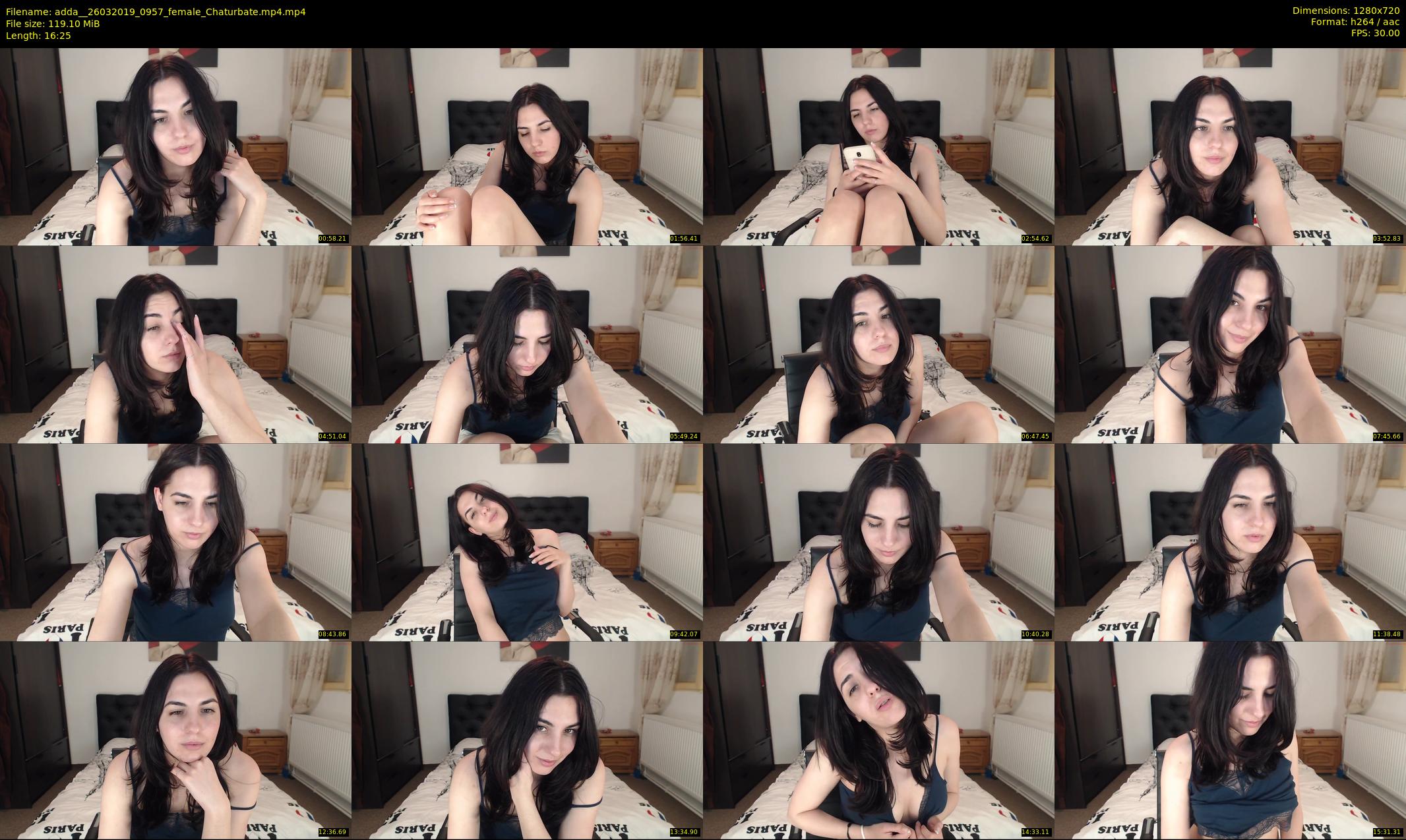 adda_ — 17 minute Chaturbate female cam show recording, 720p, Mar 26, 2019