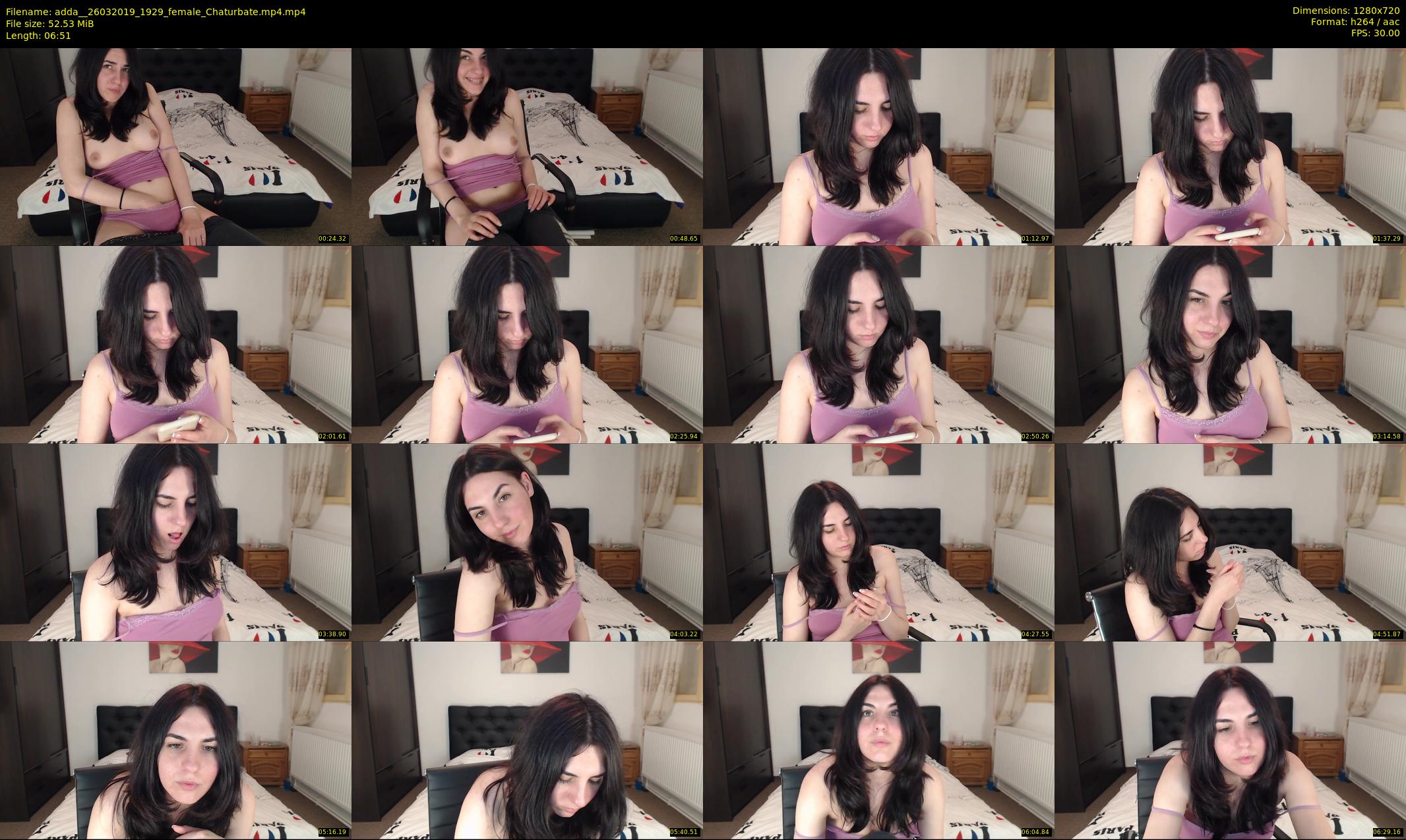 adda_ — 7 minute Chaturbate female cam show recording, 720p, Mar 26, 2019