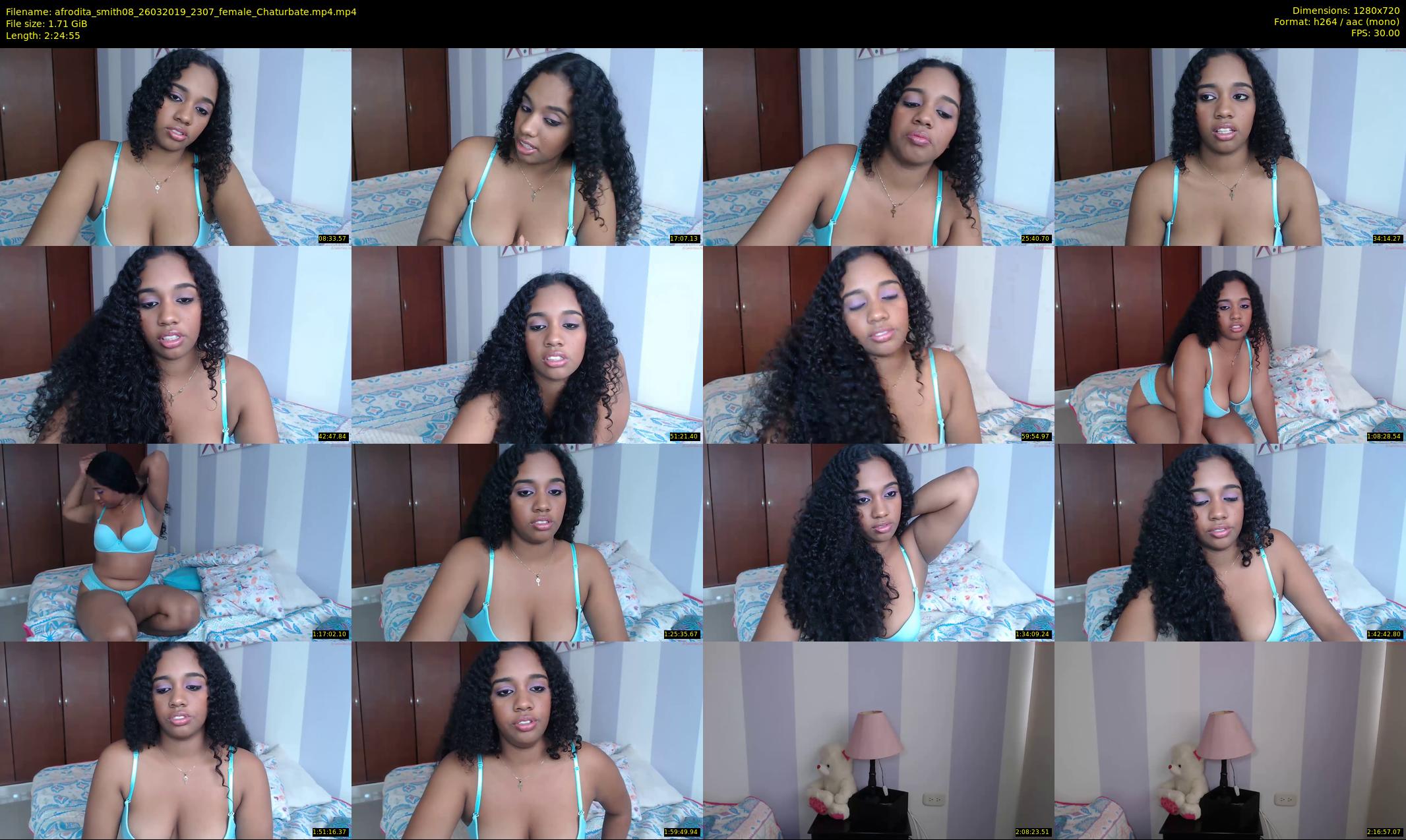 afrodita_smith08 — 145 minute Chaturbate female cam show recording, 720p, Mar 26, 2019
