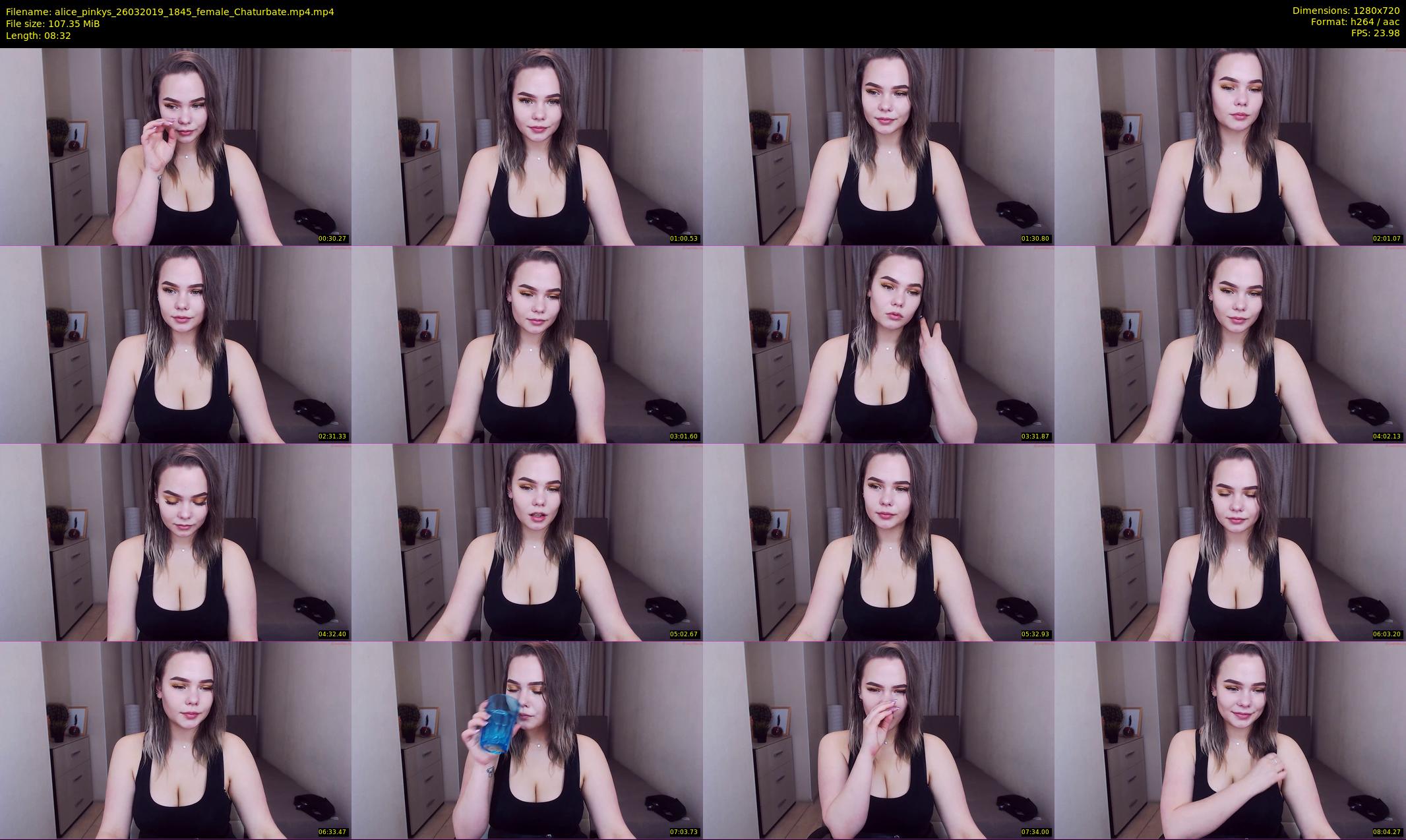 alice_pinkys — 9 minute Chaturbate female cam show recording, 720p, Mar 26, 2019