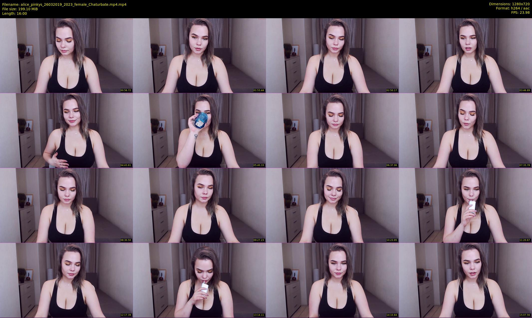 alice_pinkys — 16 minute Chaturbate female cam show recording, 720p, Mar 26, 2019