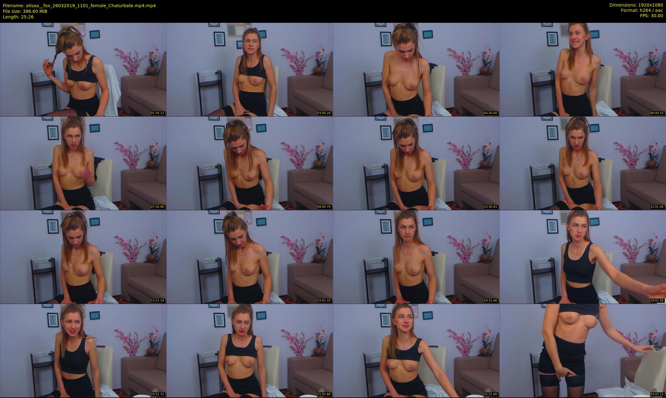 alisaa__fox — 26 minute Chaturbate female cam show recording, 1080p, Mar 26, 2019