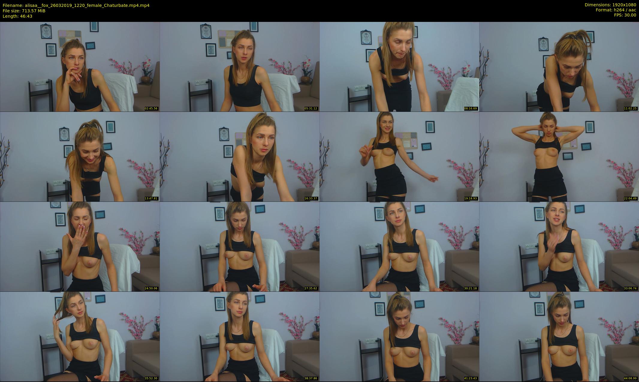 alisaa__fox — 47 minute Chaturbate female cam show recording, 1080p, Mar 26, 2019
