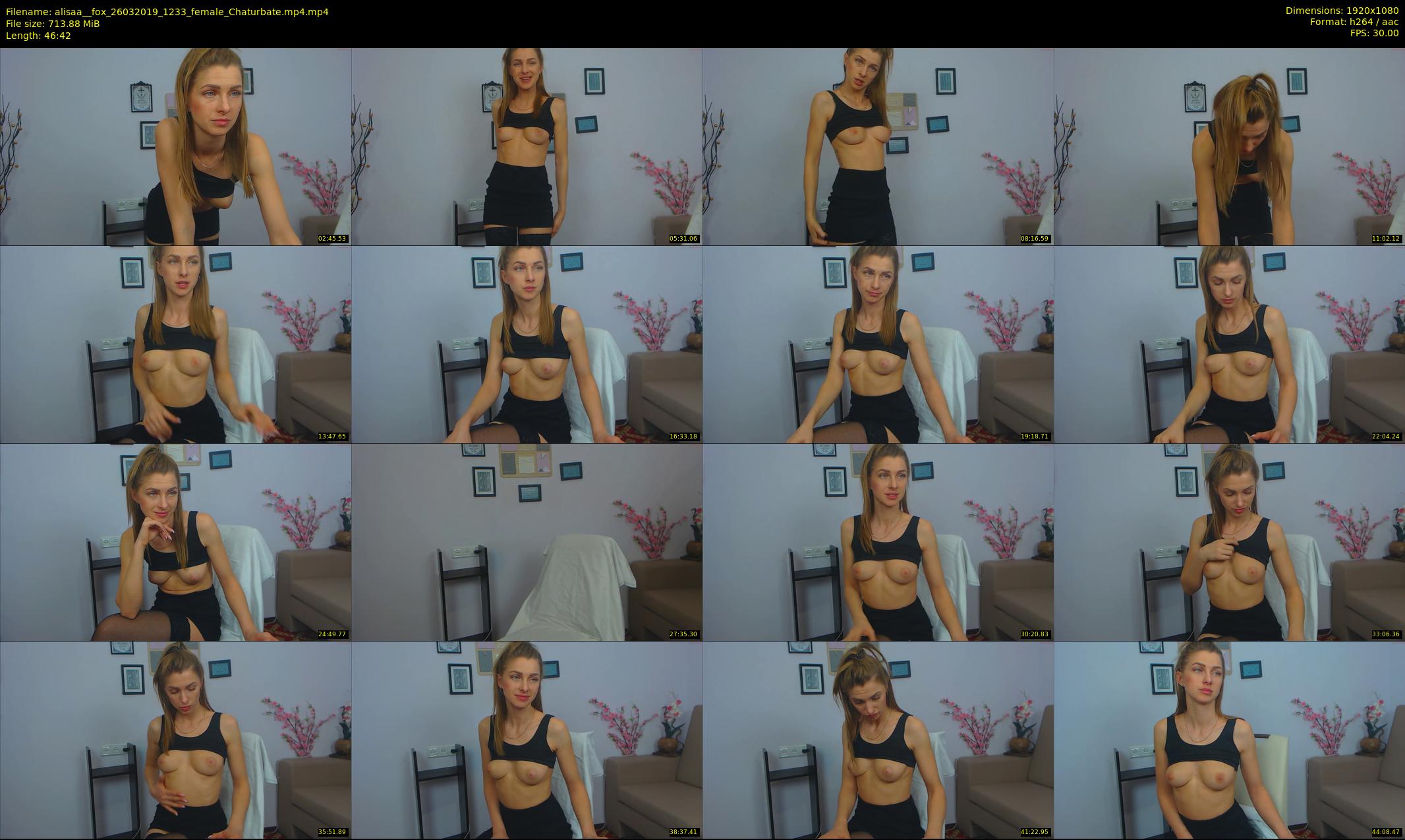 alisaa__fox — 47 minute Chaturbate female cam show recording, 1080p, Mar 26, 2019