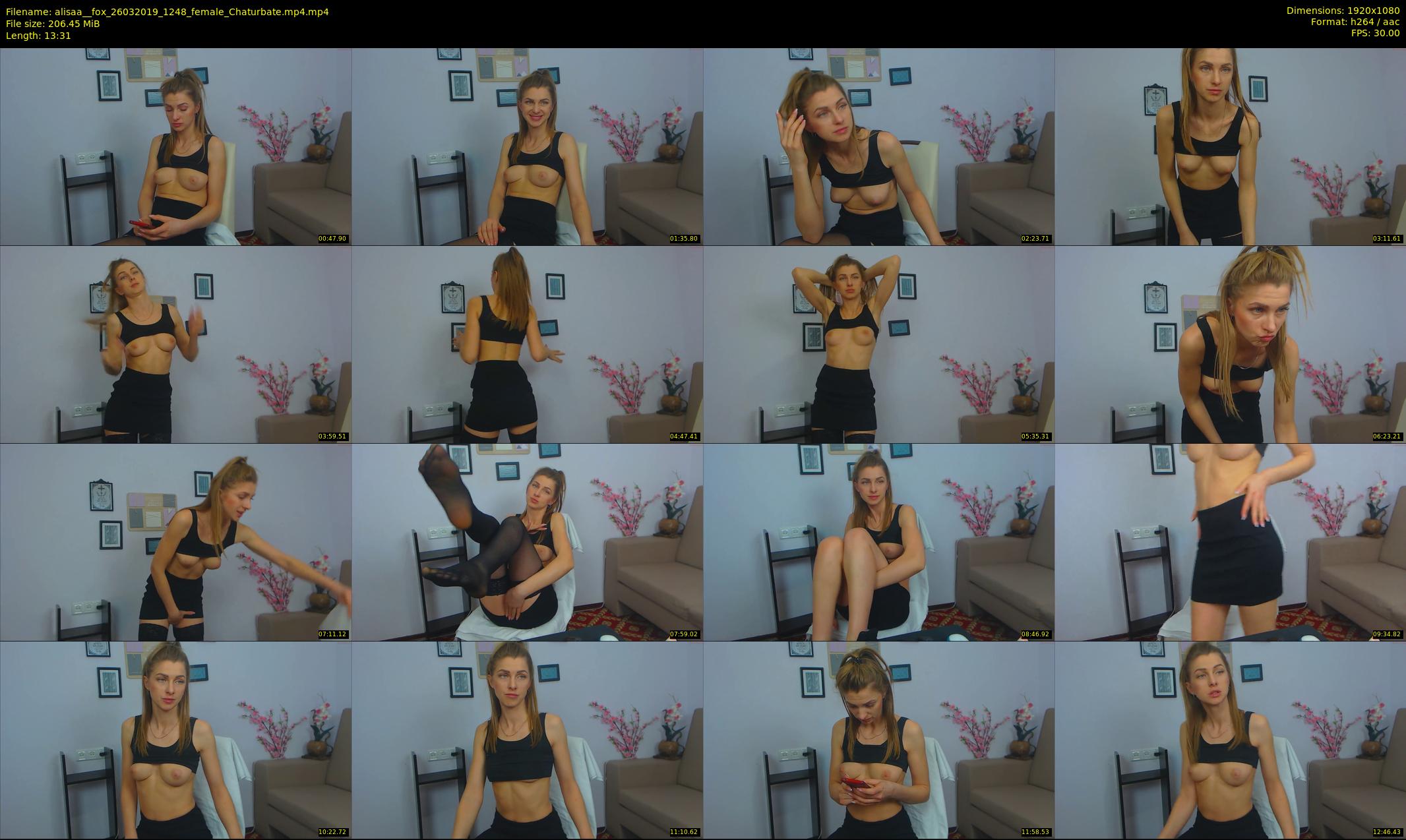 alisaa__fox — 14 minute Chaturbate female cam show recording, 1080p, Mar 26, 2019