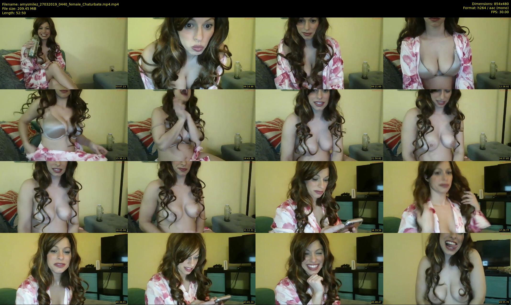 amysmilez — 53 minute Chaturbate female cam show recording, 480p, Mar 27, 2019