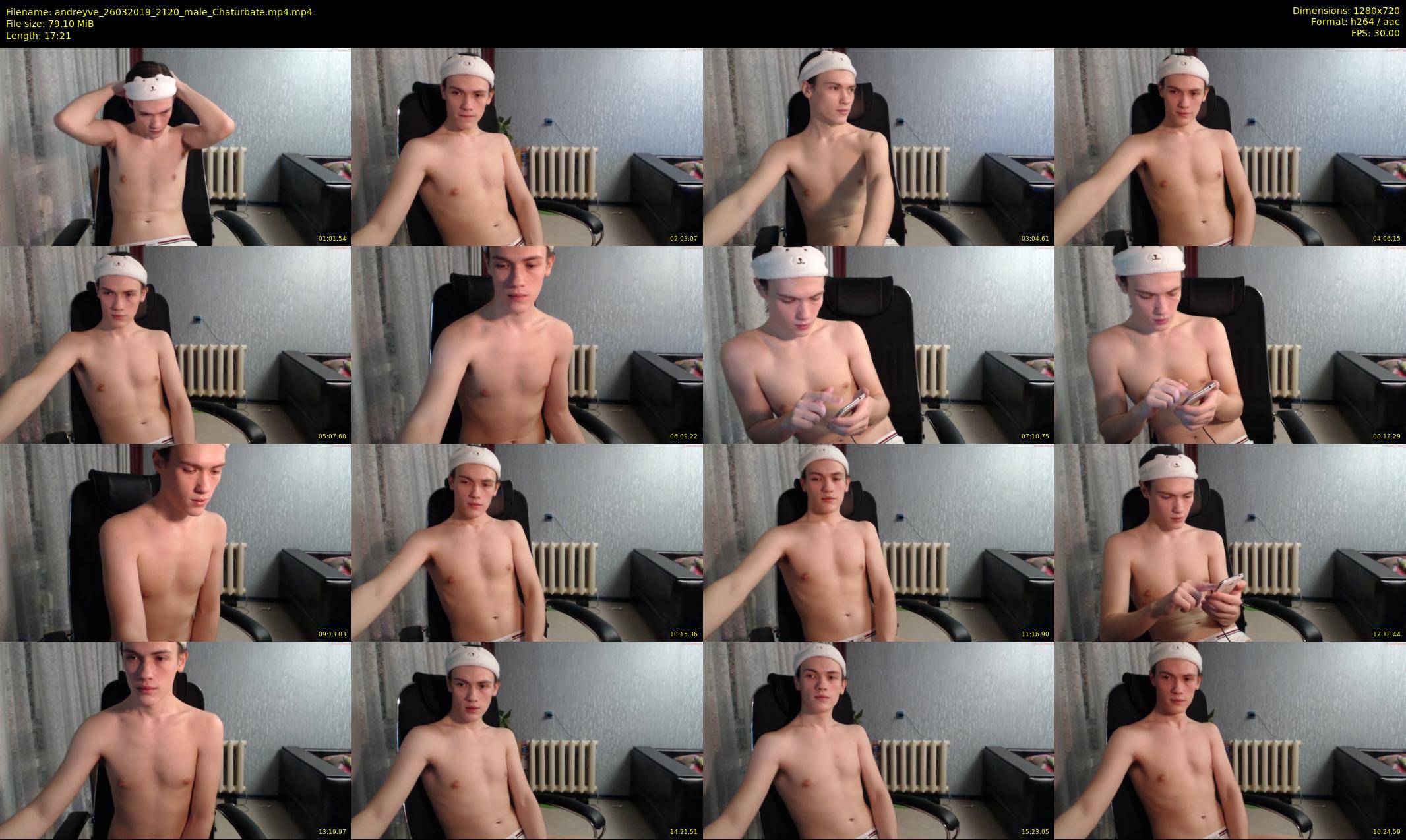 andreyve — 18 minute Chaturbate male cam show recording, 720p, Mar 26, 2019