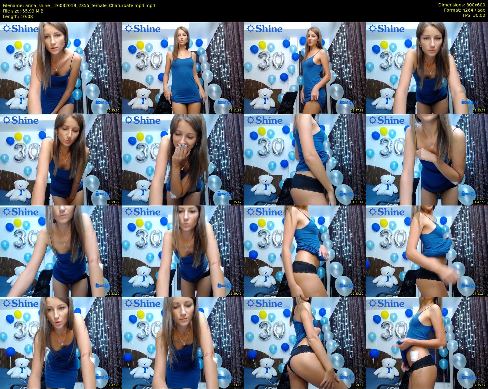 anna_shine_ — 11 minute Chaturbate female cam show recording, 480p, Mar 26, 2019