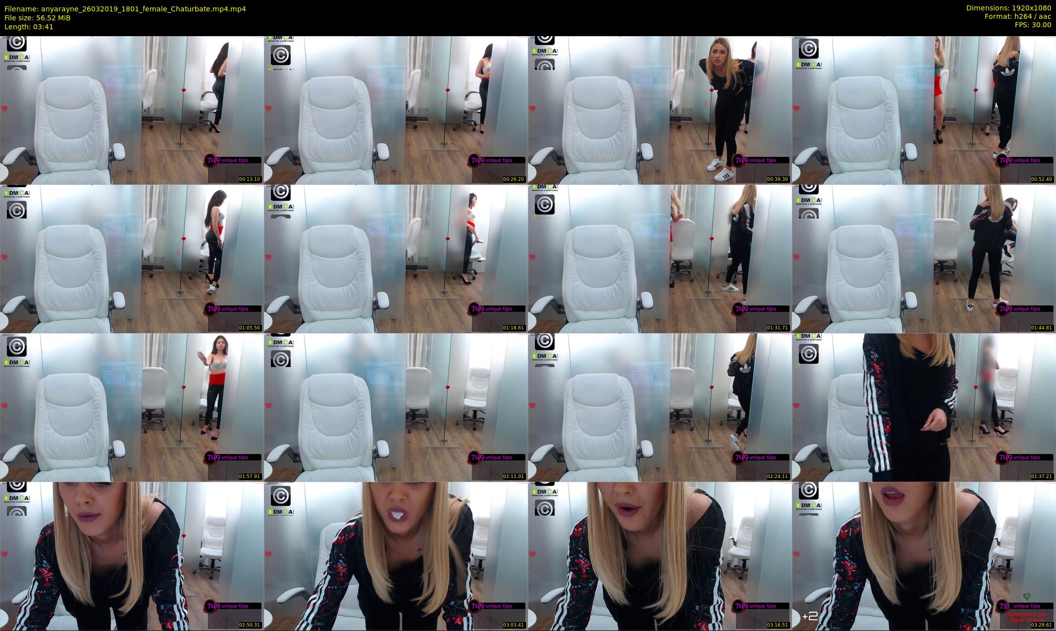 anyarayne — 4 minute Chaturbate female cam show recording, 1080p, Mar 26, 2019