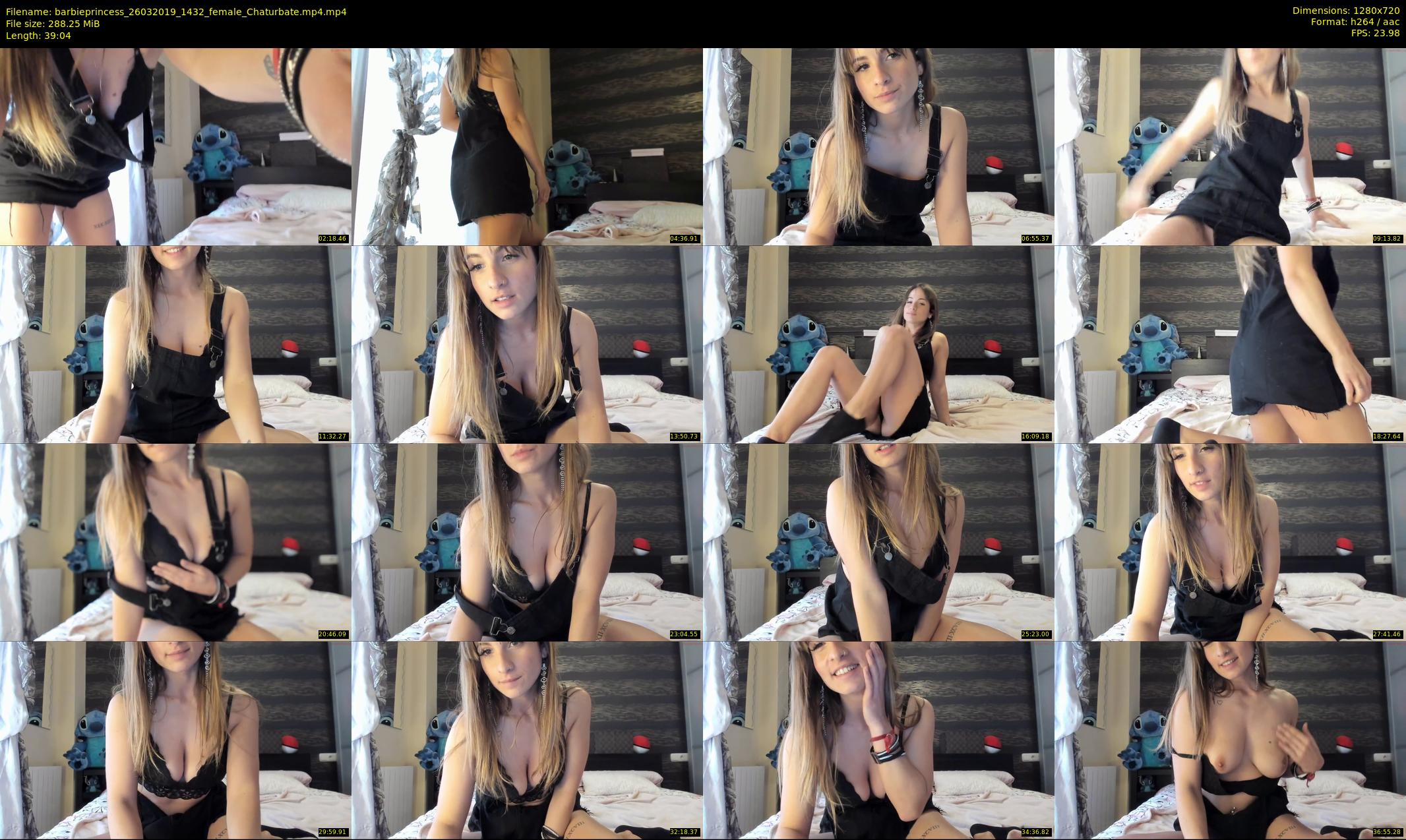 barbieprincess — 40 minute Chaturbate female cam show recording, 720p, Mar 26, 2019