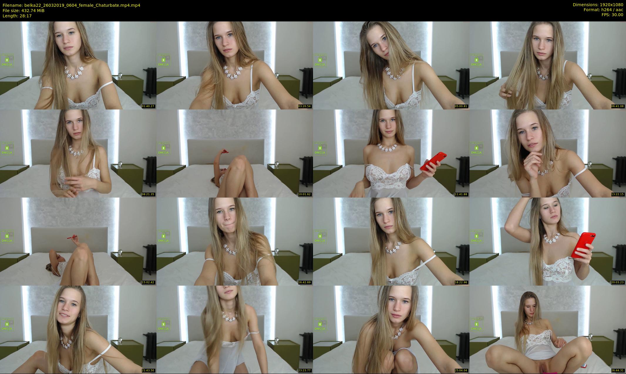 belka22 — 29 minute Chaturbate female cam show recording, 1080p, Mar 26, 2019