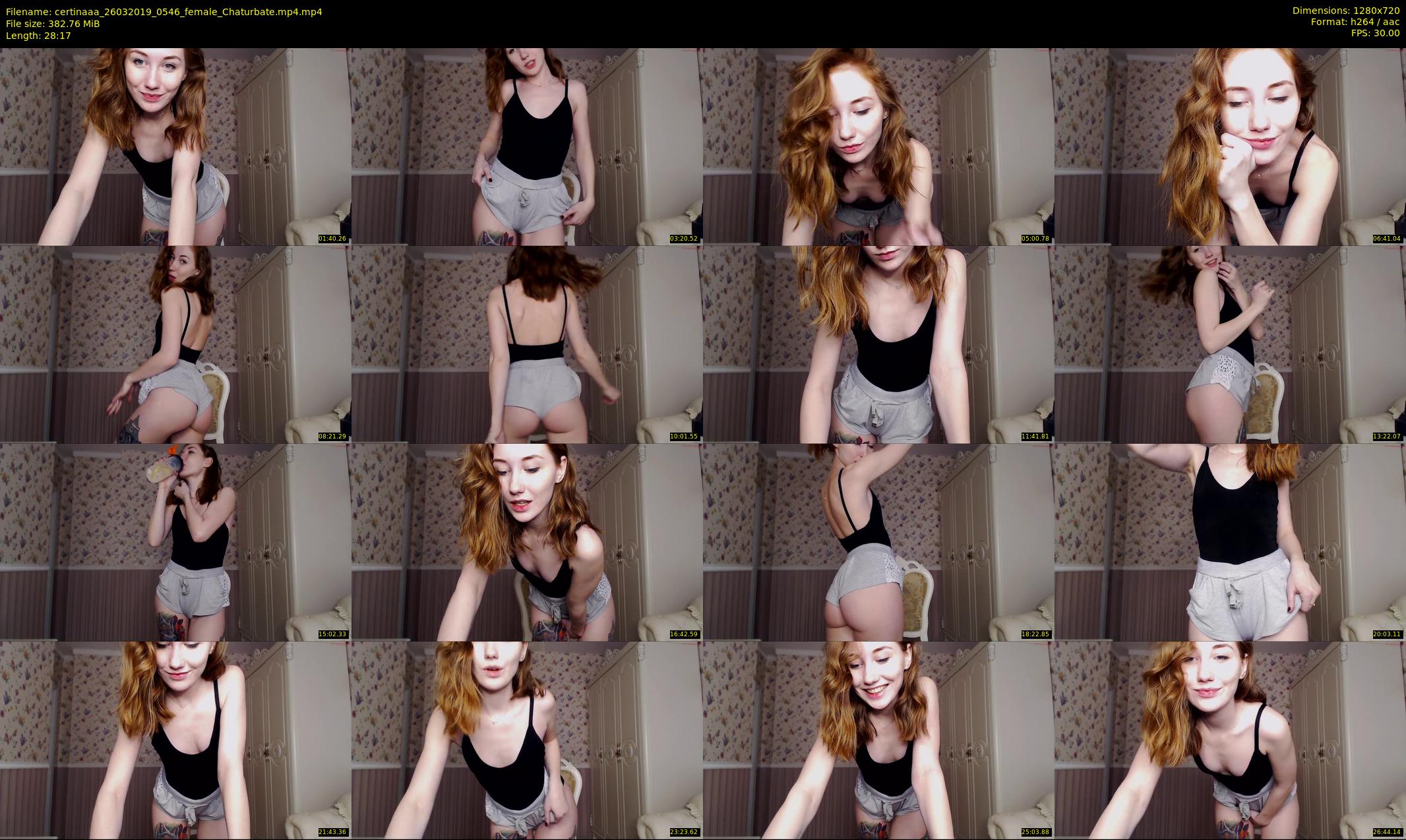 certinaaa — 29 minute Chaturbate female cam show recording, 720p, Mar 26, 2019