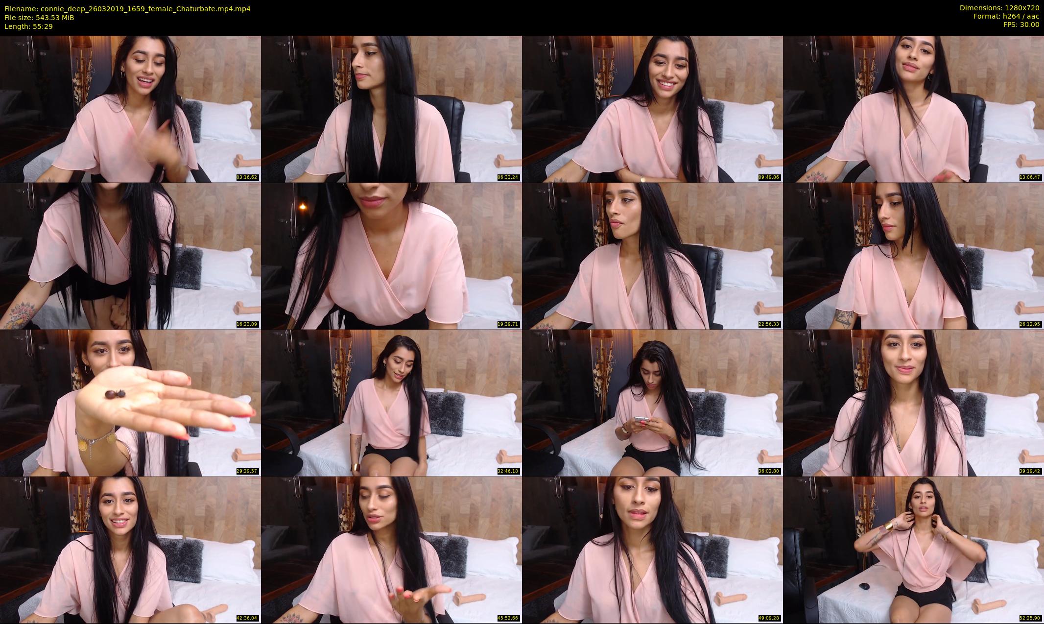 connie_deep — 56 minute Chaturbate female cam show recording, 720p, Mar 26, 2019