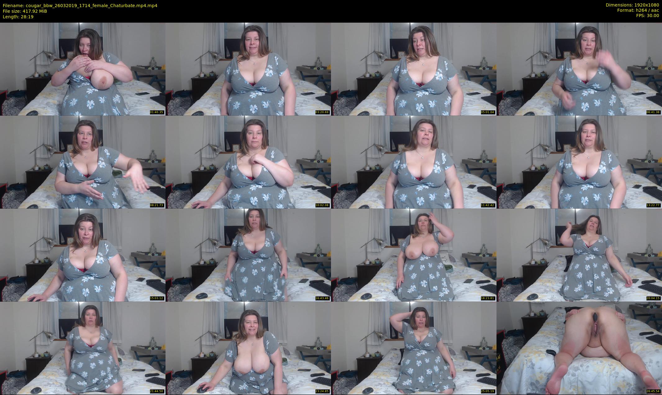 cougar_bbw — 29 minute Chaturbate female cam show recording, 1080p, Mar 26, 2019