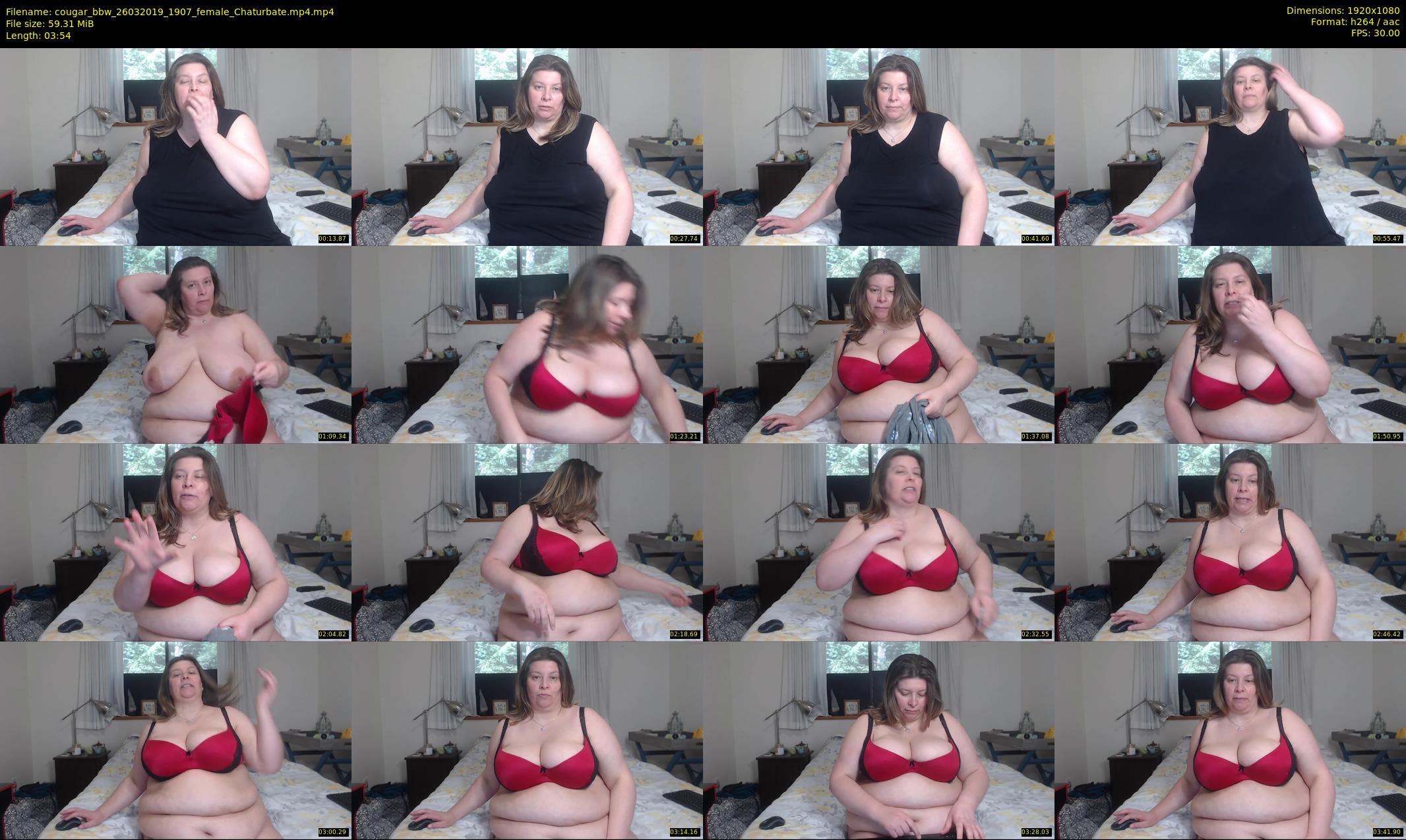 cougar_bbw — 4 minute Chaturbate female cam show recording, 1080p, Mar 26, 2019
