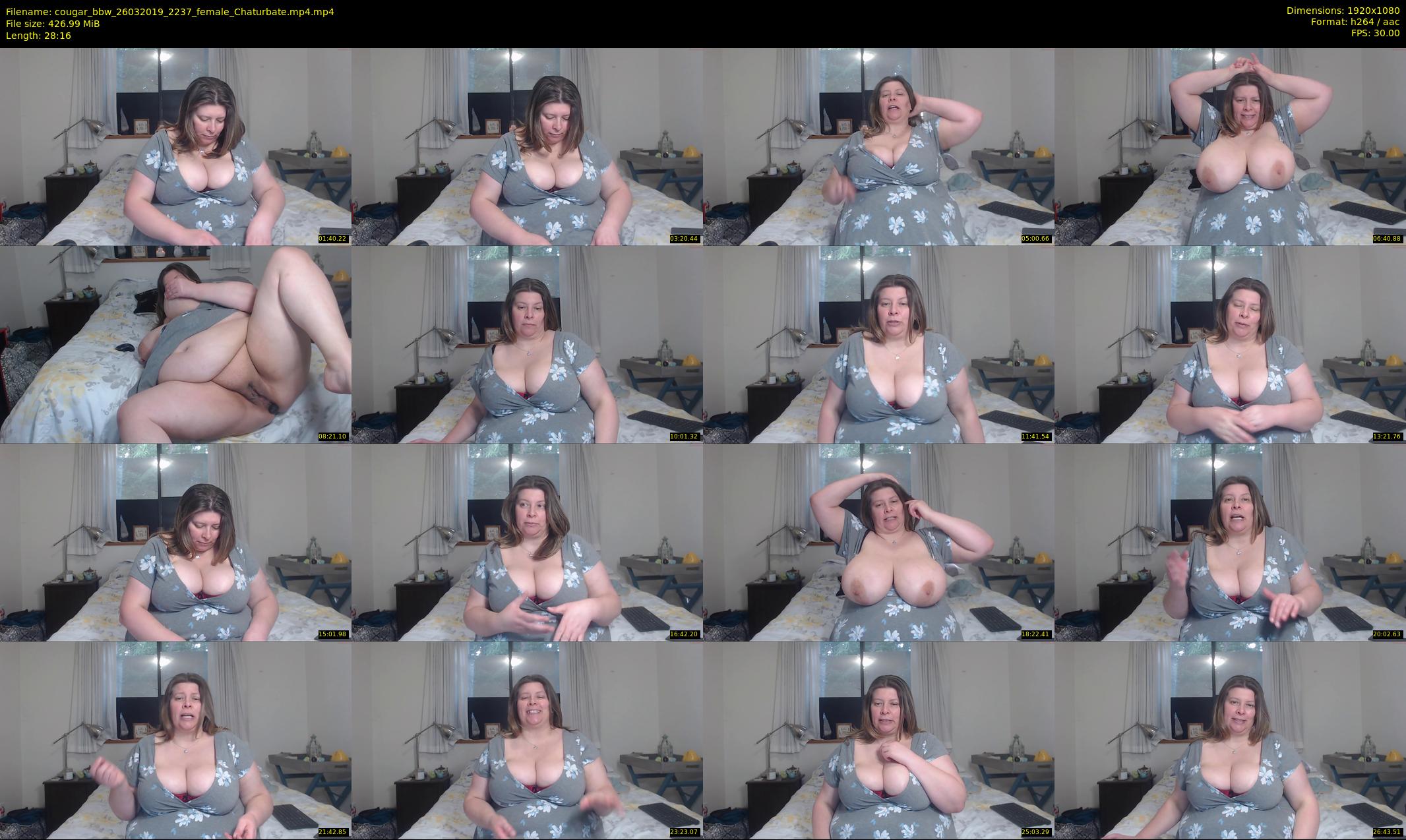 cougar_bbw — 29 minute Chaturbate female cam show recording, 1080p, Mar 26, 2019